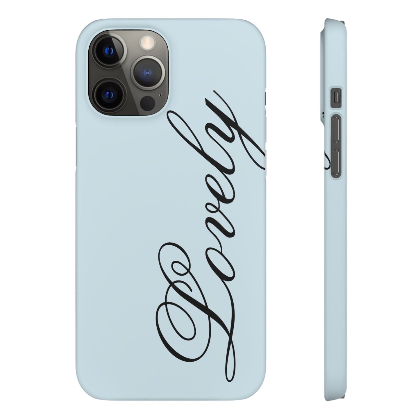 Lovely phone case blue