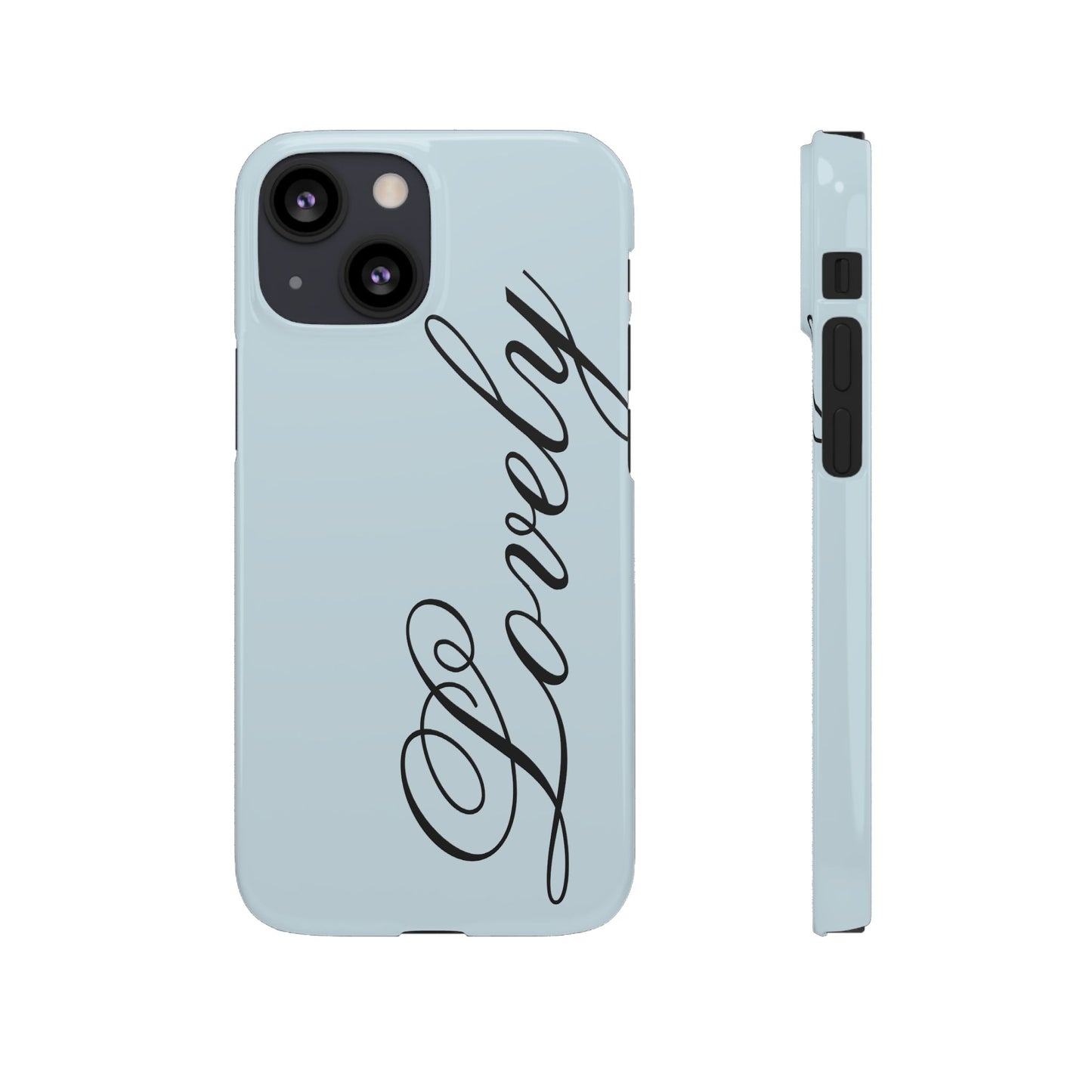 Lovely phone case blue