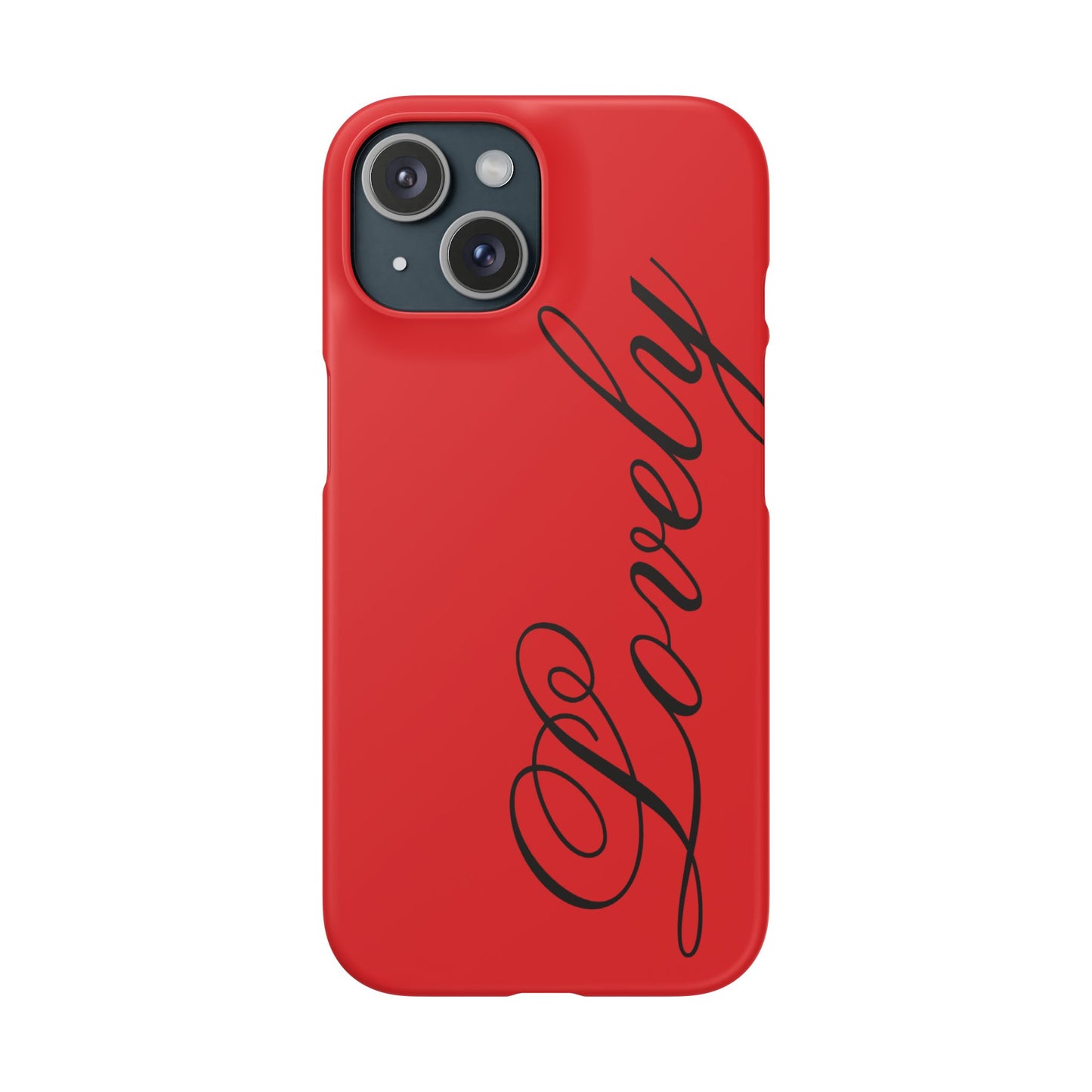 Lovely phone case red