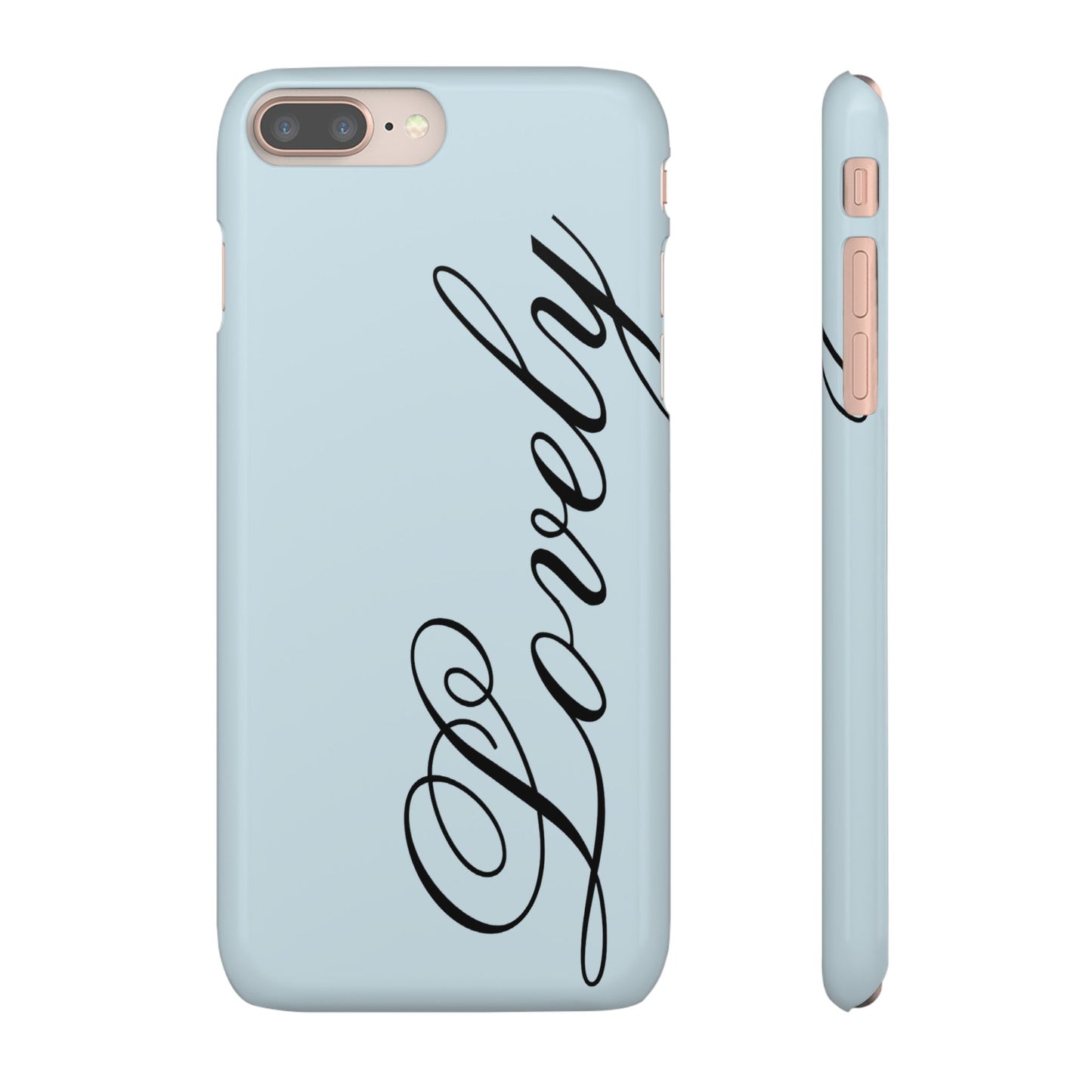 Lovely phone case blue