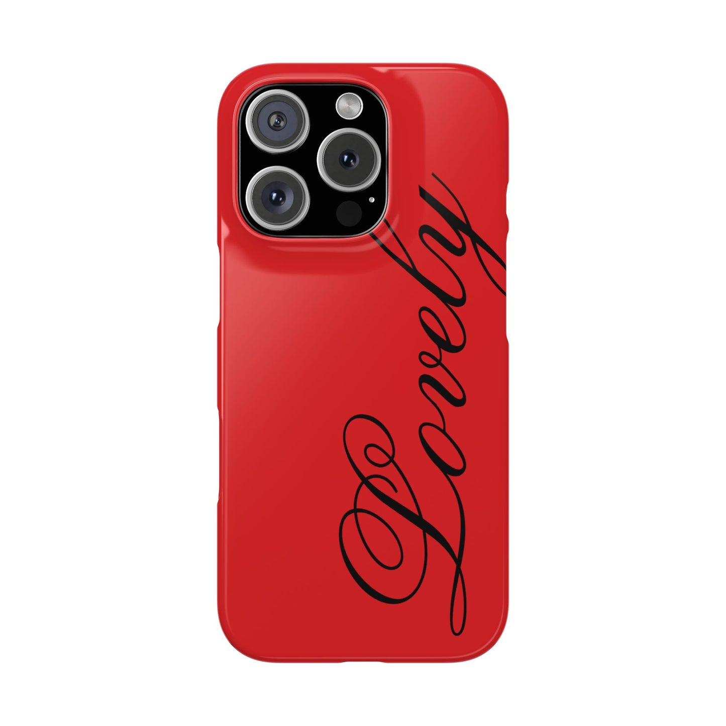 Lovely phone case red