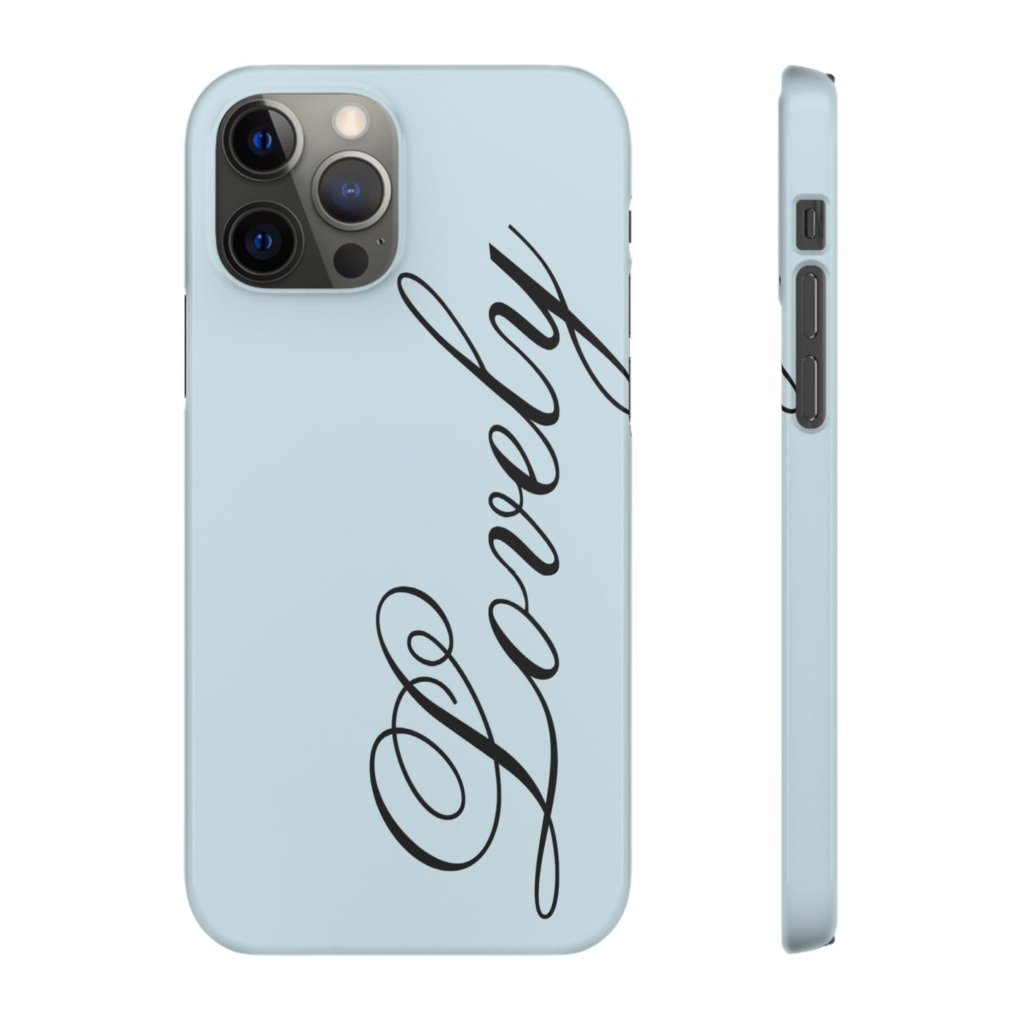 Lovely phone case blue