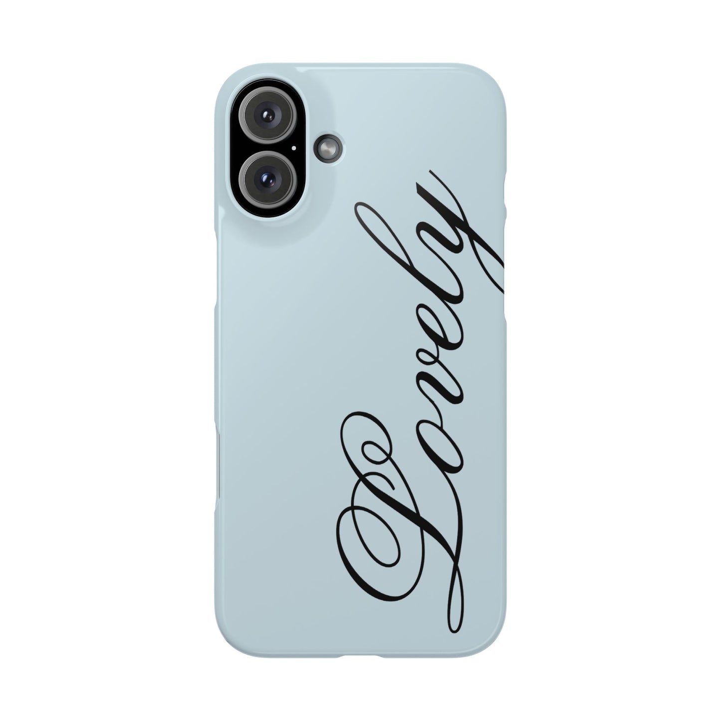 Lovely phone case blue
