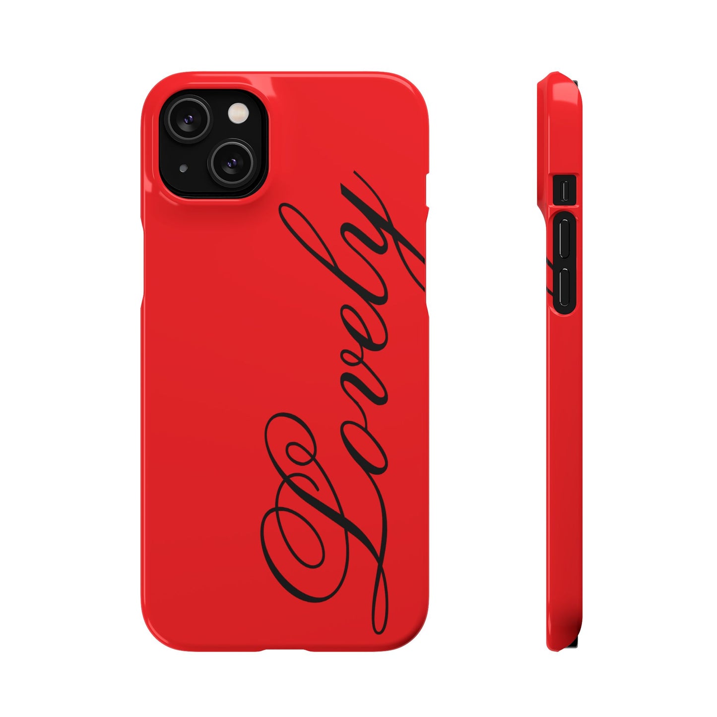 Lovely phone case red