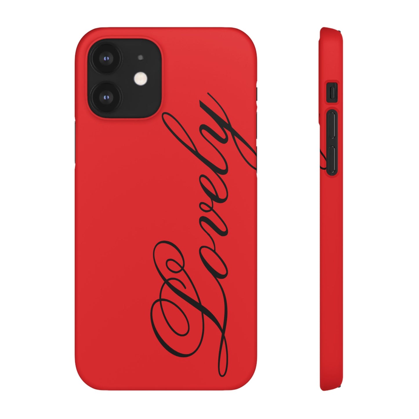 Lovely phone case red