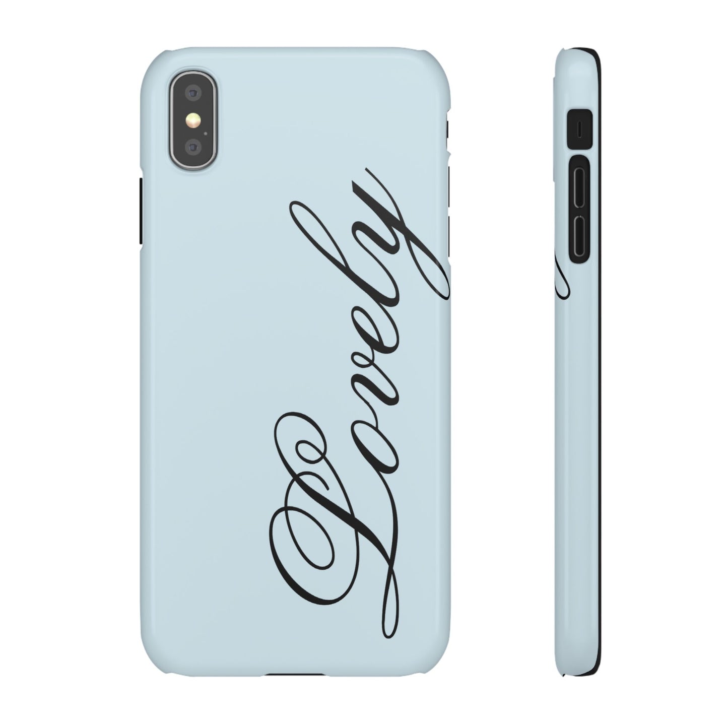 Lovely phone case blue