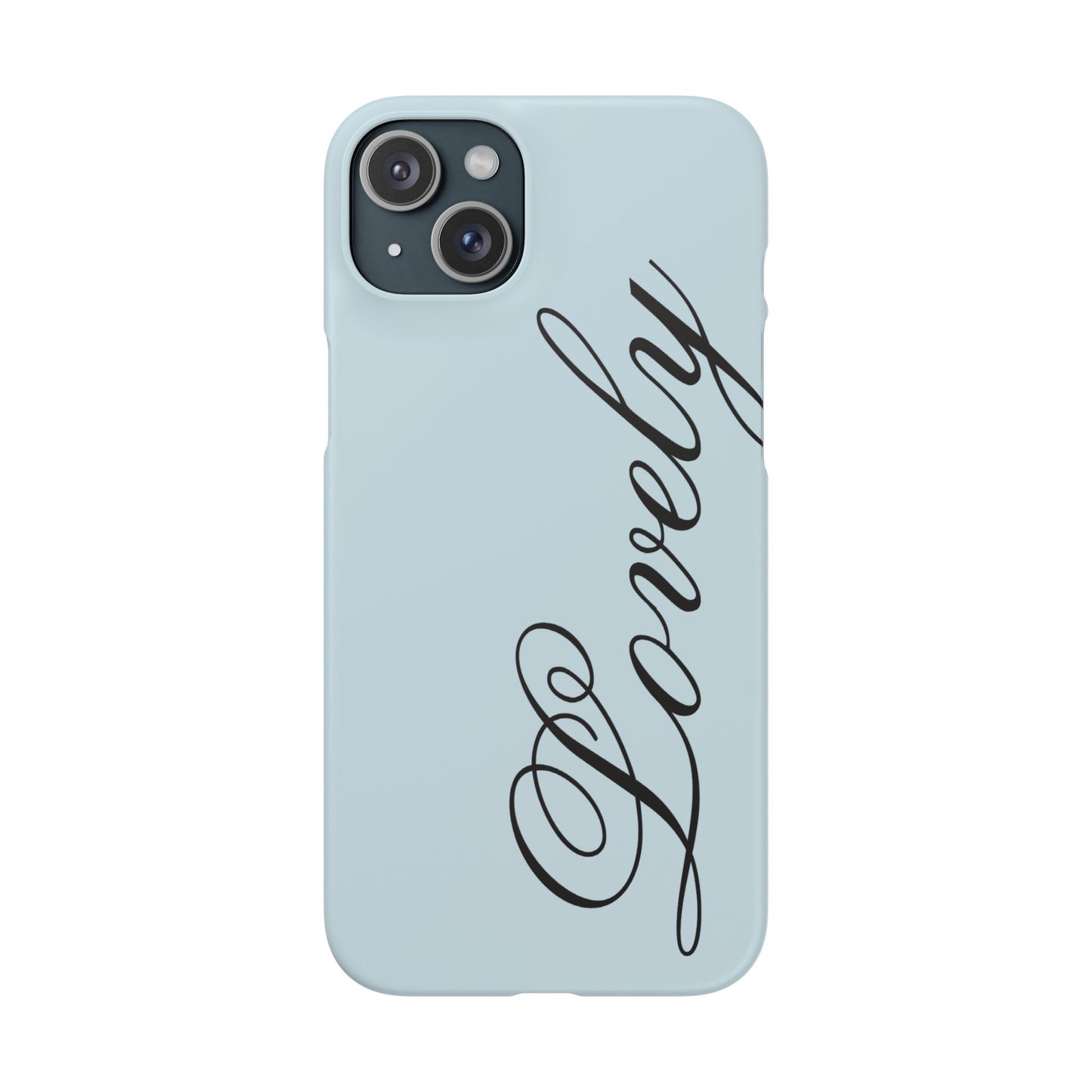 Lovely phone case blue