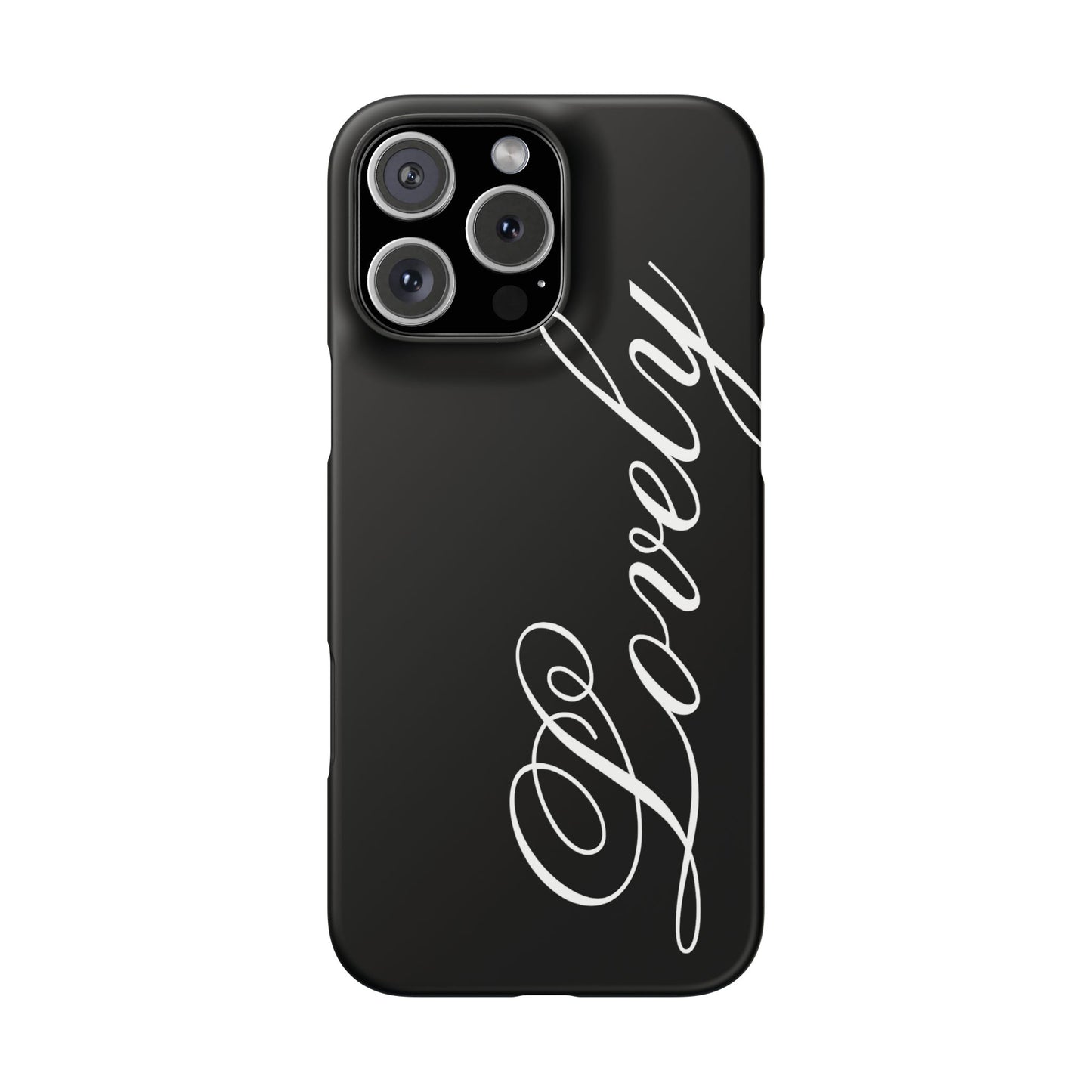 Lovely phone case black