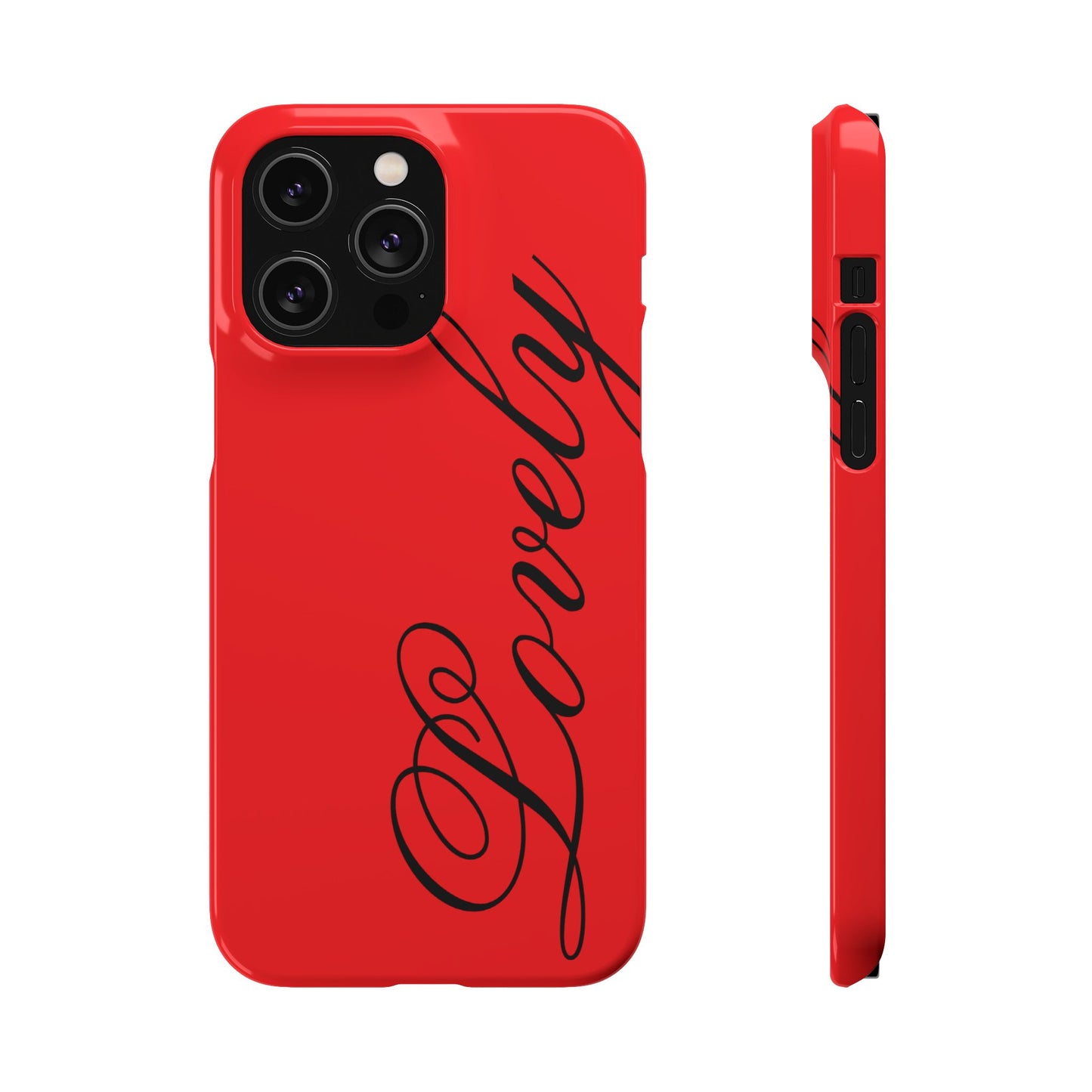Lovely phone case red