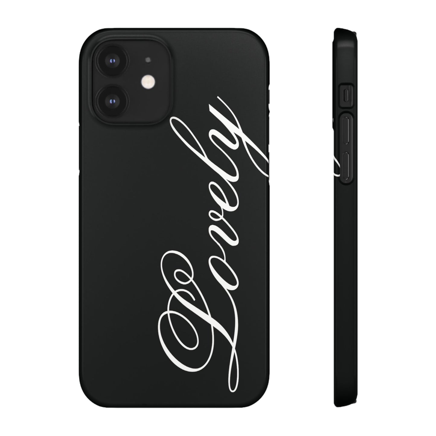 Lovely phone case black