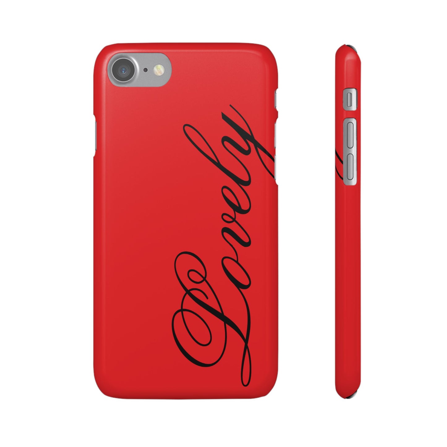 Lovely phone case red
