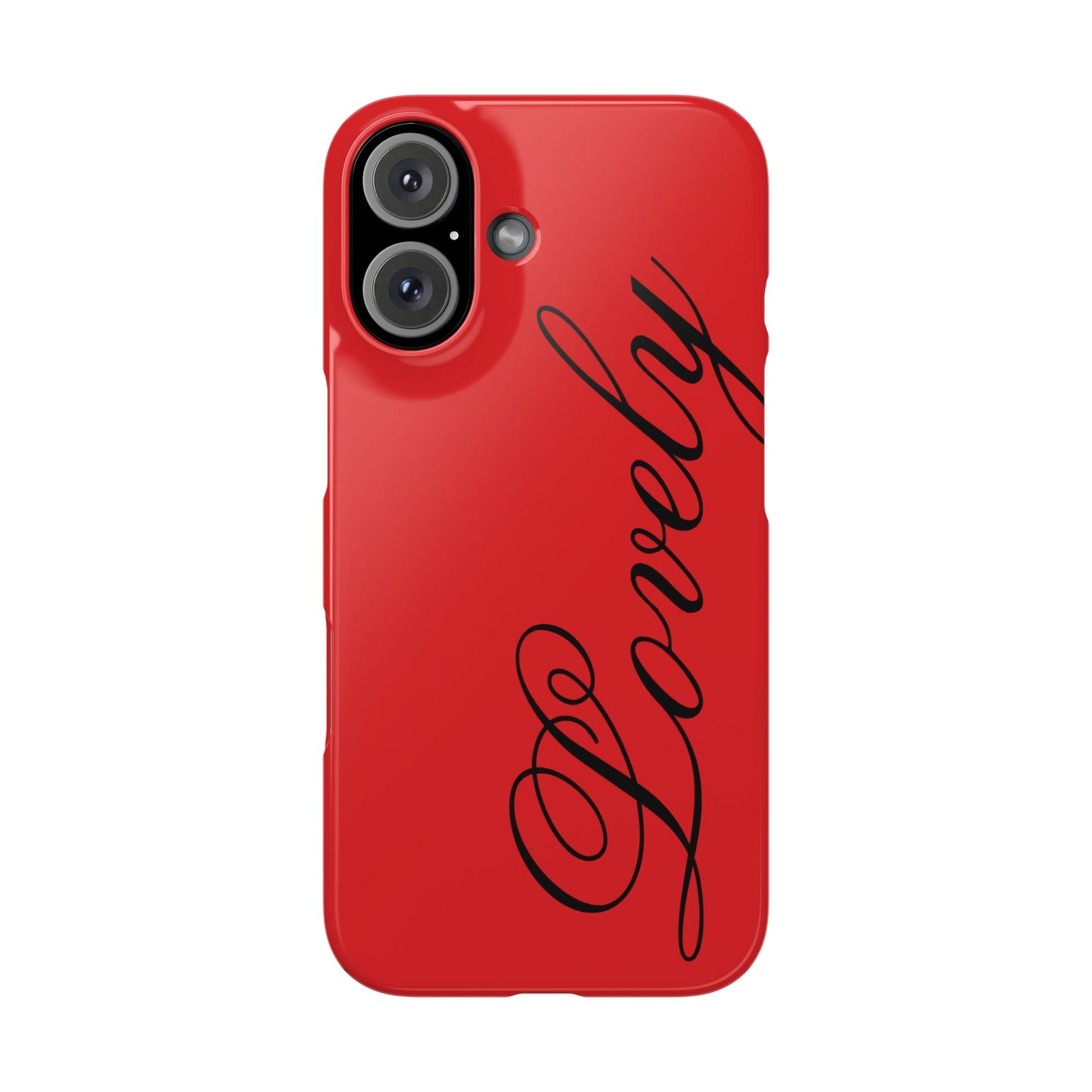 Lovely phone case red