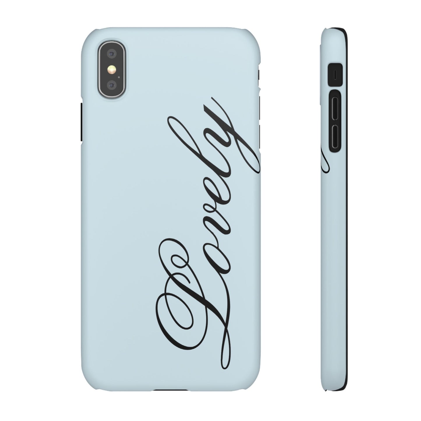 Lovely phone case blue