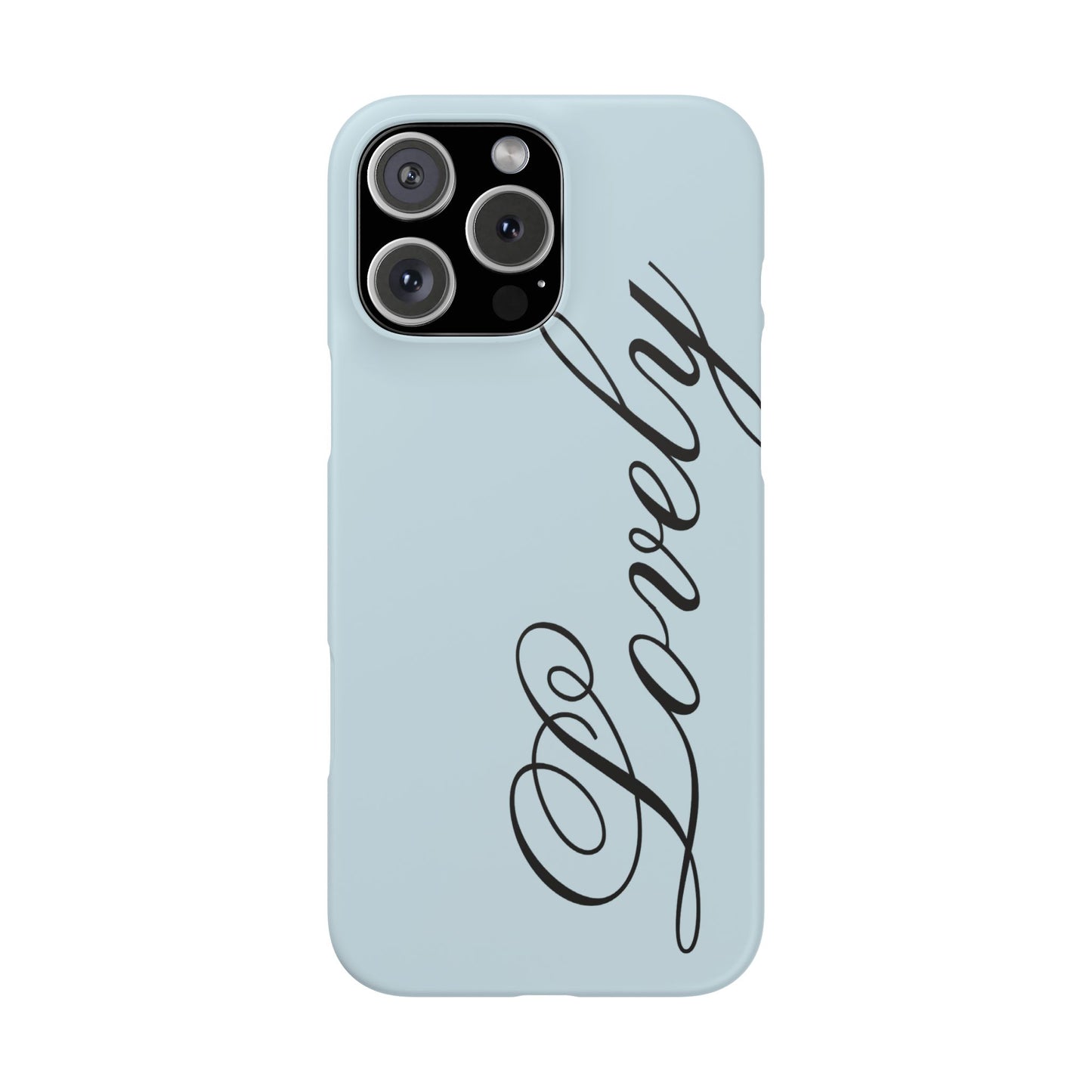 Lovely phone case blue