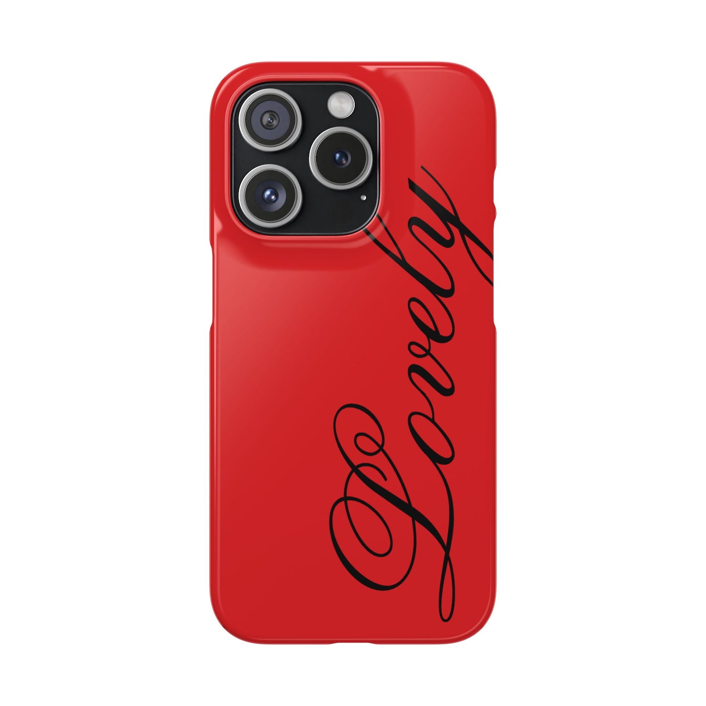 Lovely phone case red