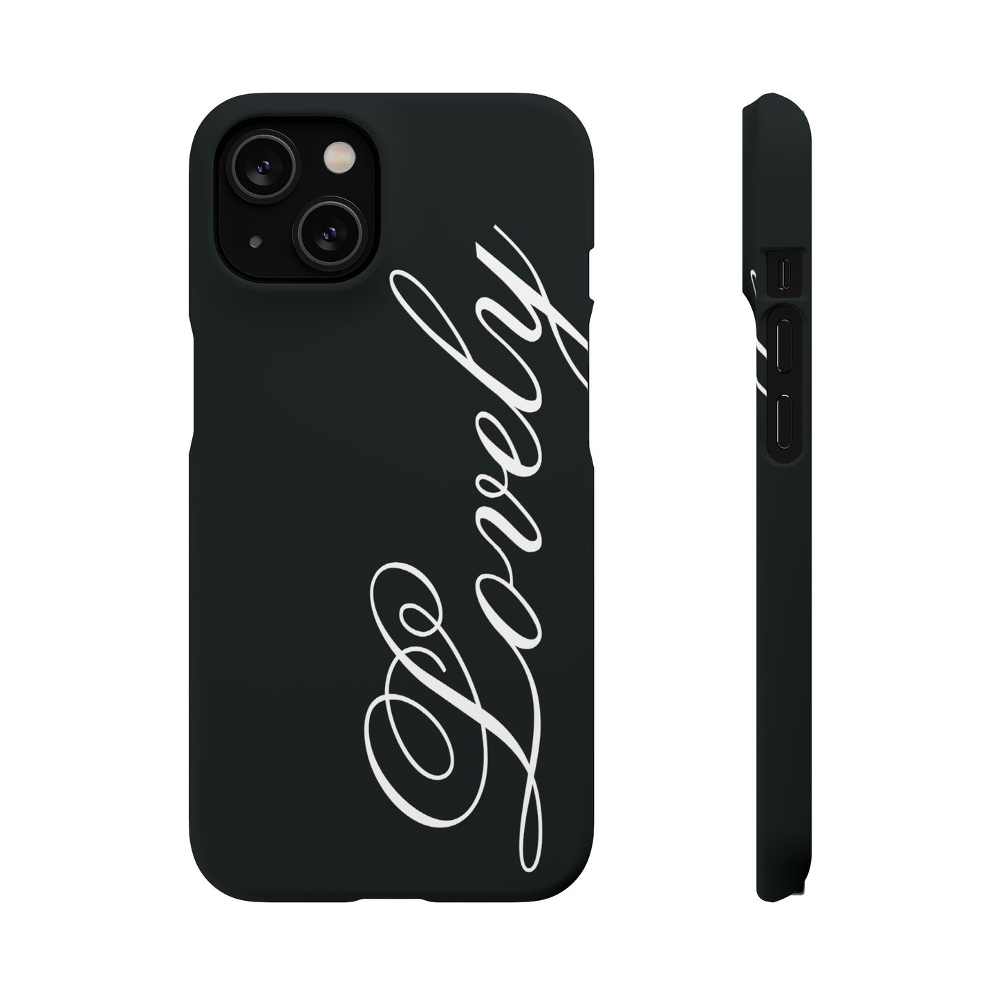 Lovely phone case black
