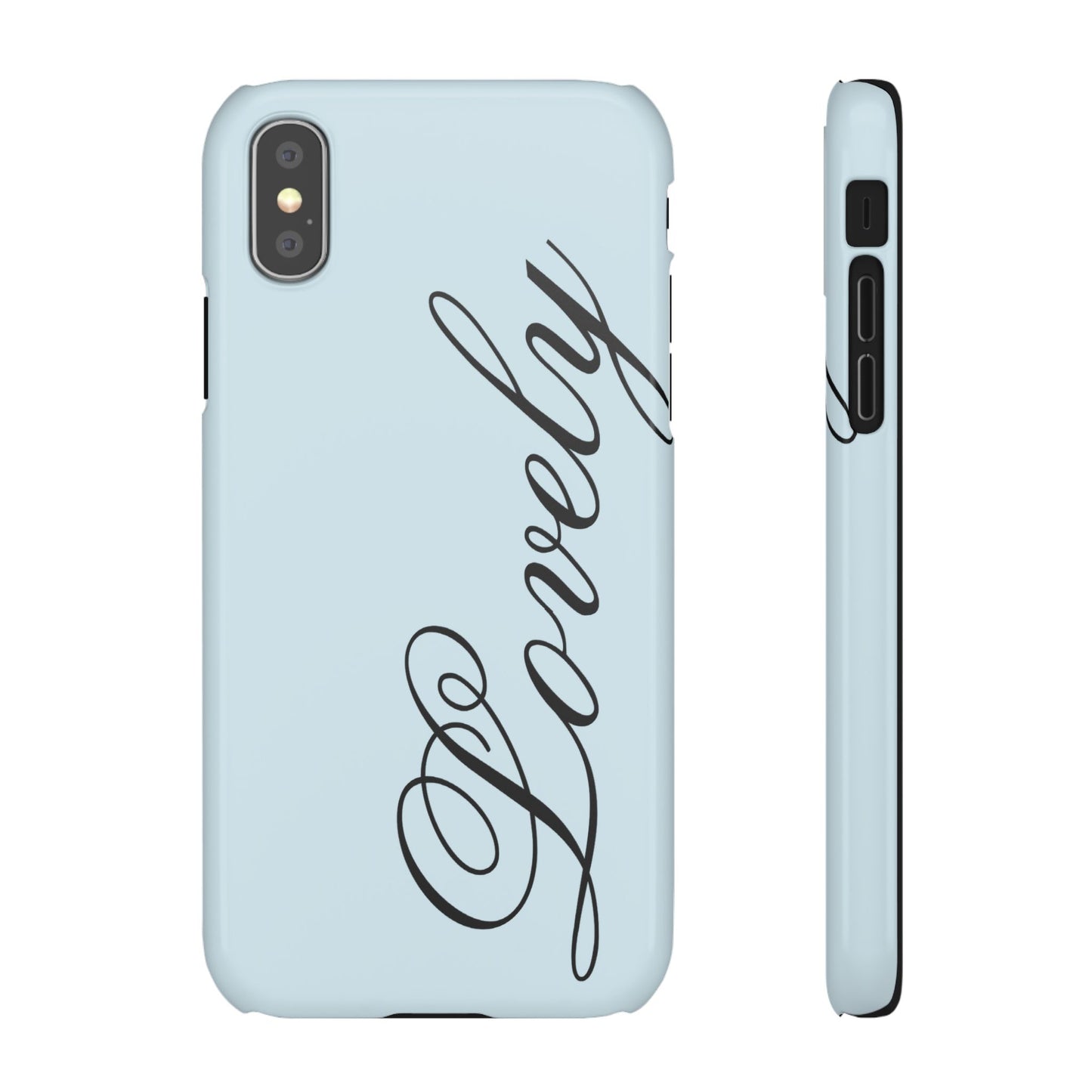 Lovely phone case blue