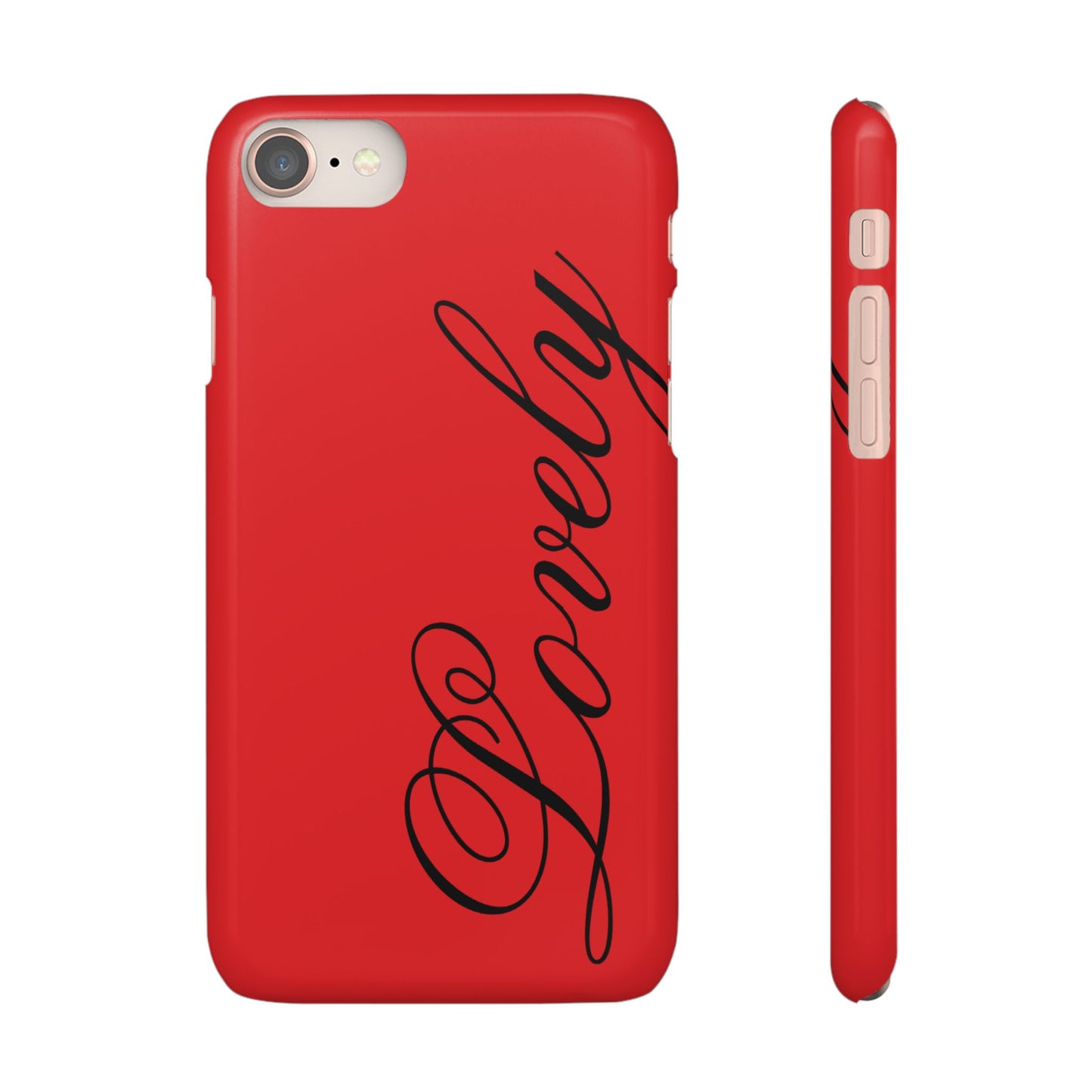 Lovely phone case red