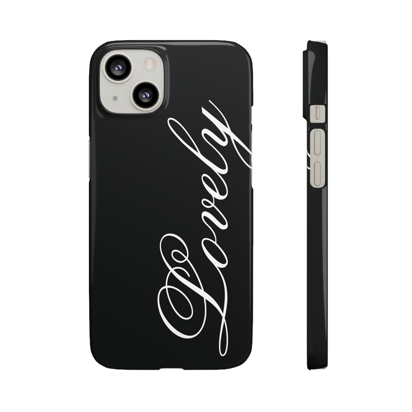 Lovely phone case black