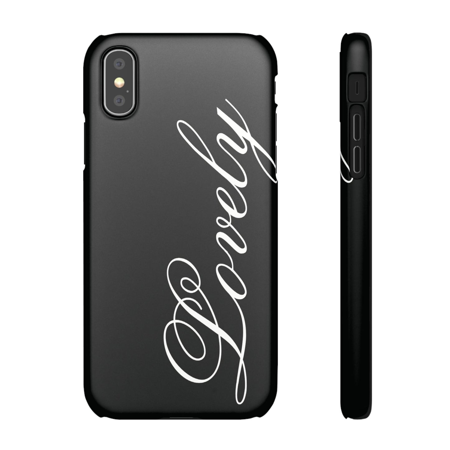 Lovely phone case black