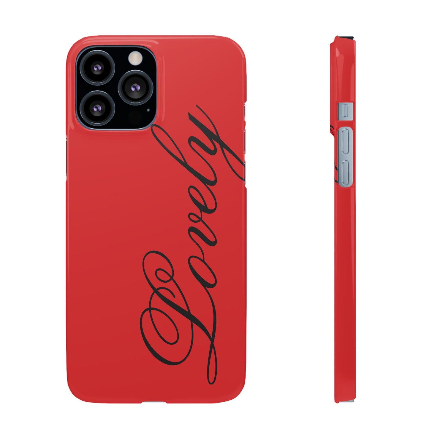 Lovely phone case red