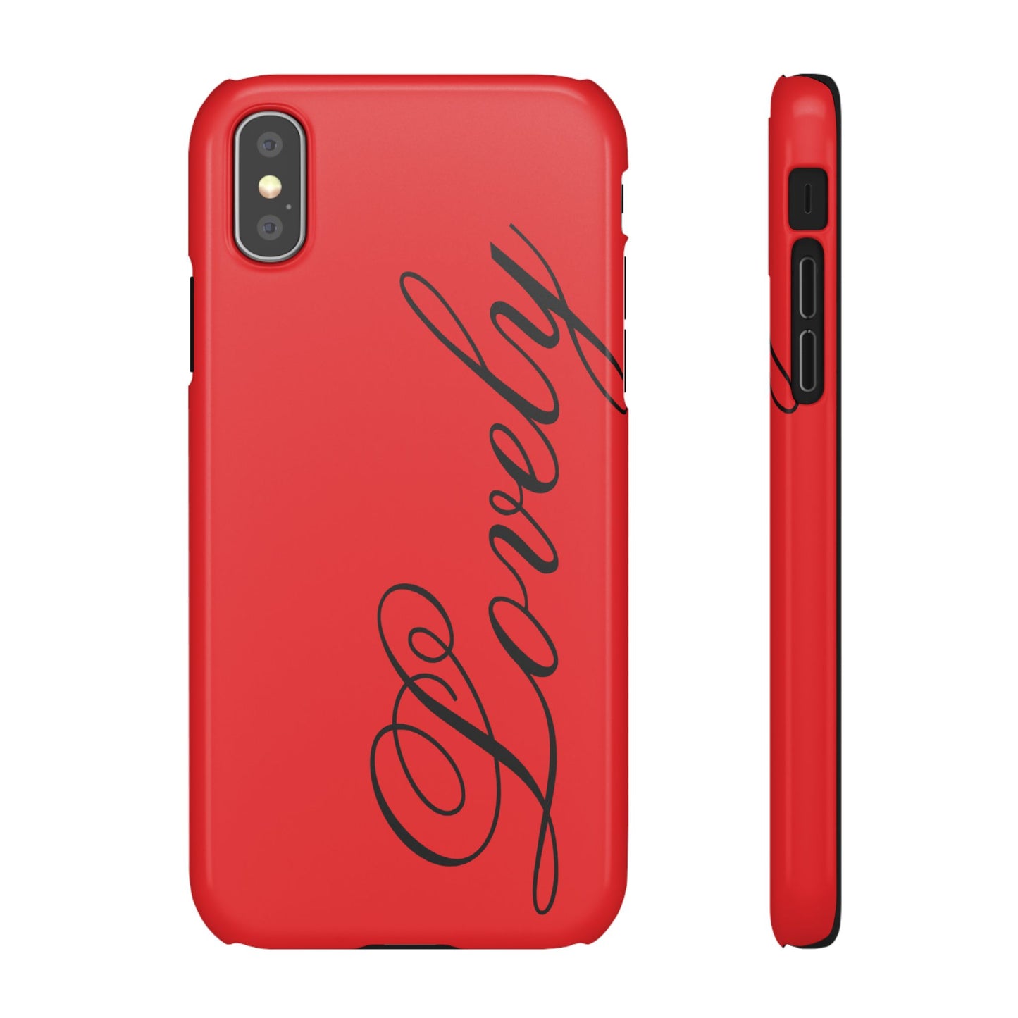 Lovely phone case red