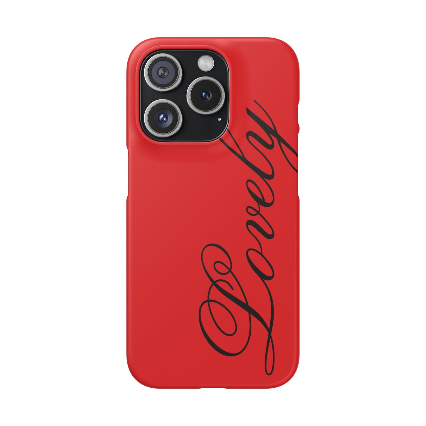 Lovely phone case red