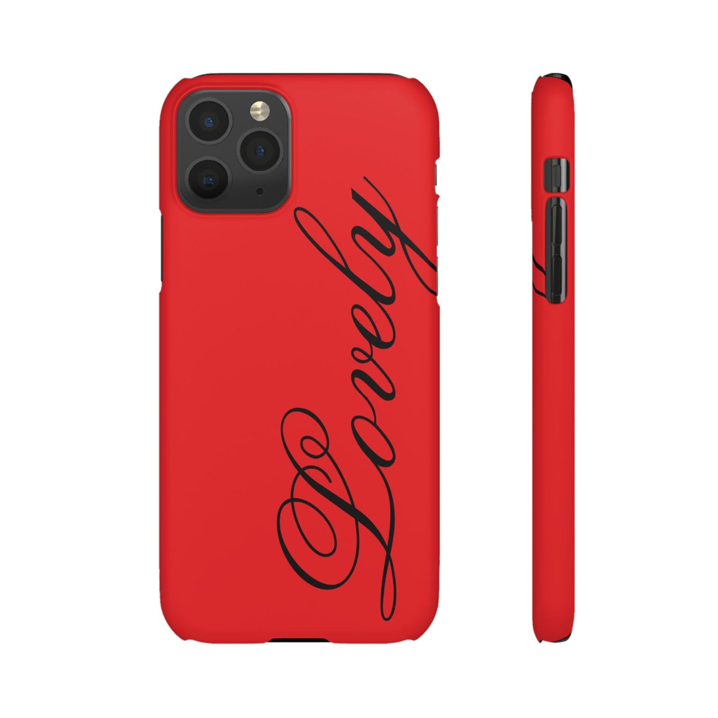 Lovely phone case red