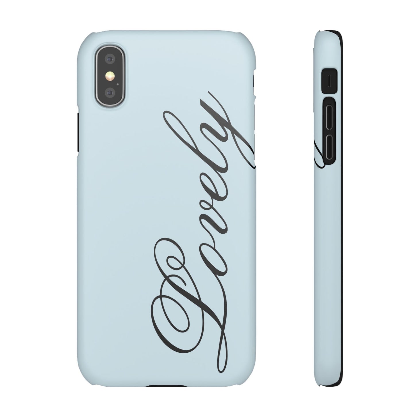 Lovely phone case blue