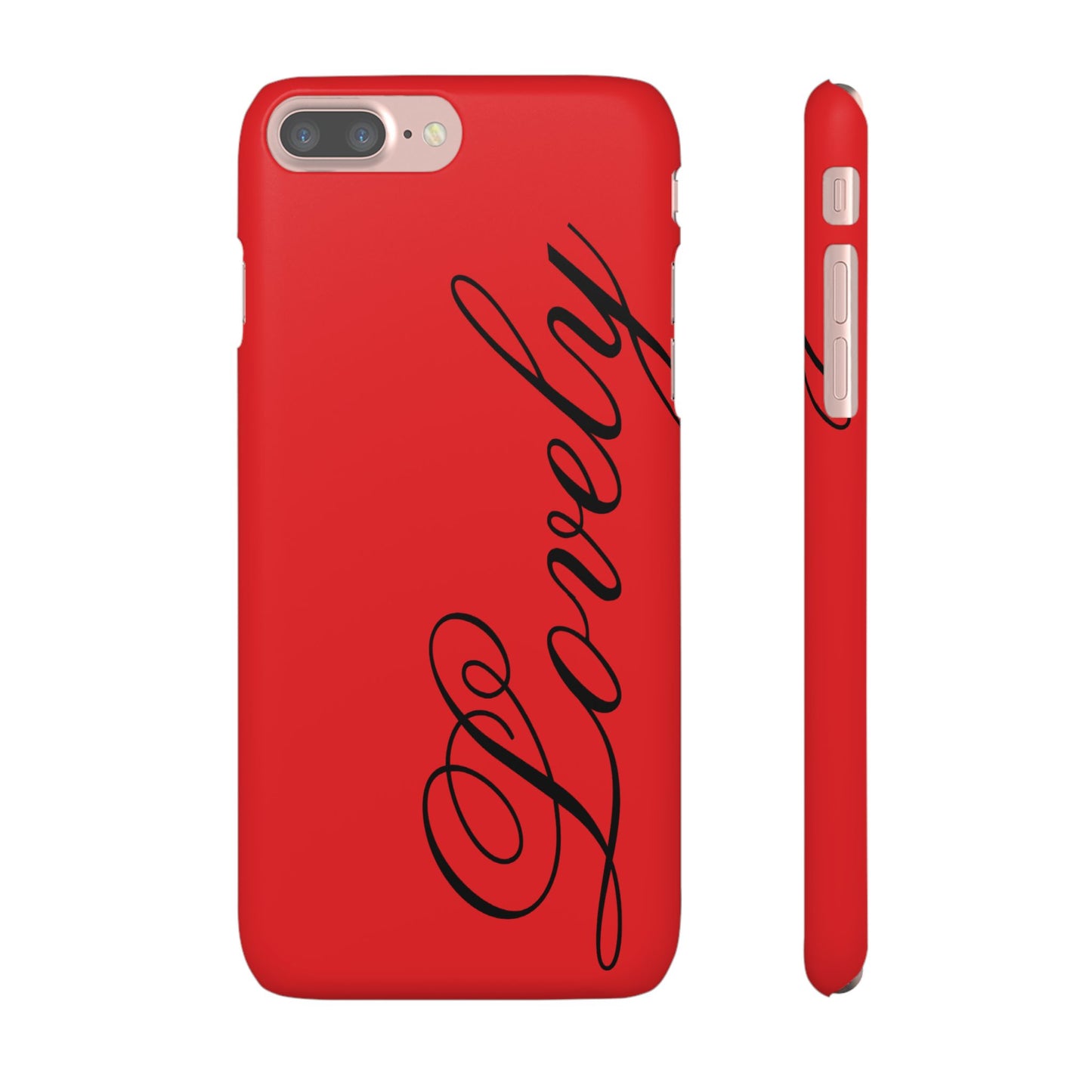 Lovely phone case red
