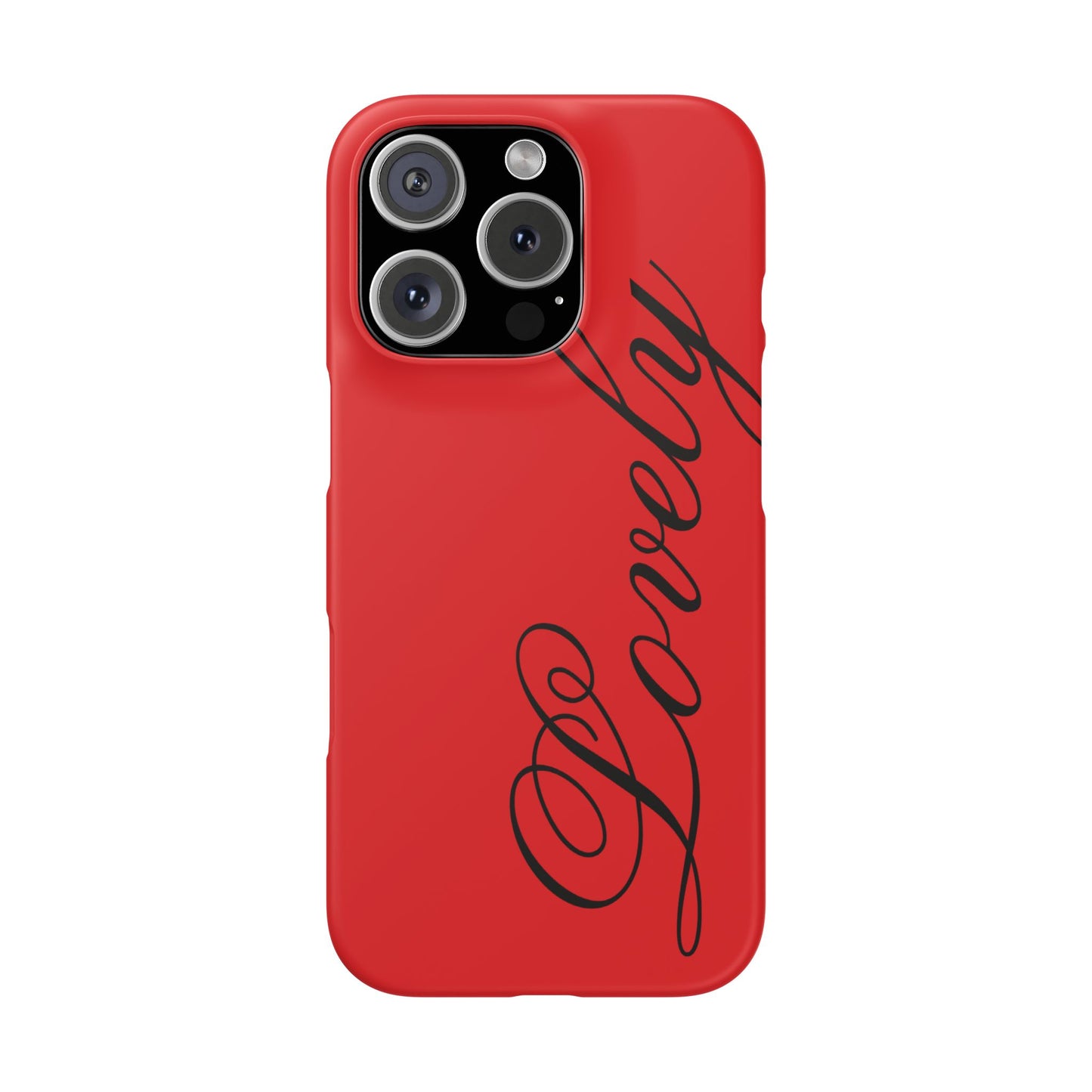 Lovely phone case red