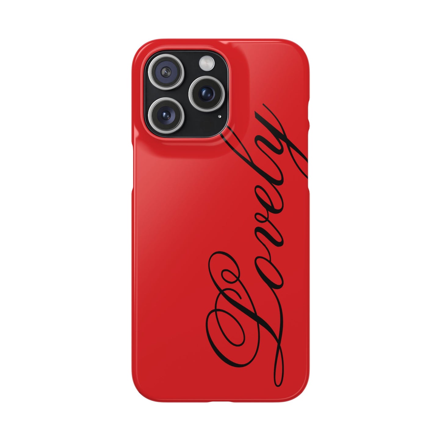 Lovely phone case red