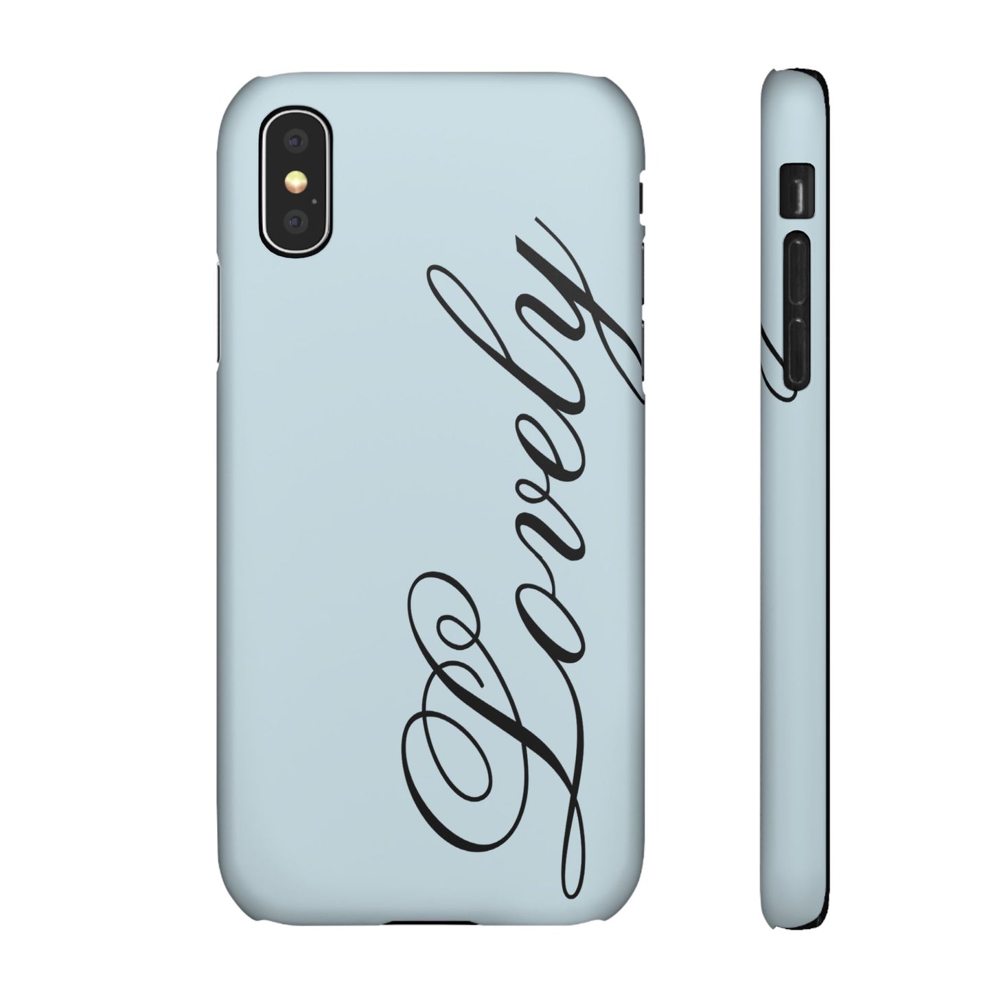 Lovely phone case blue
