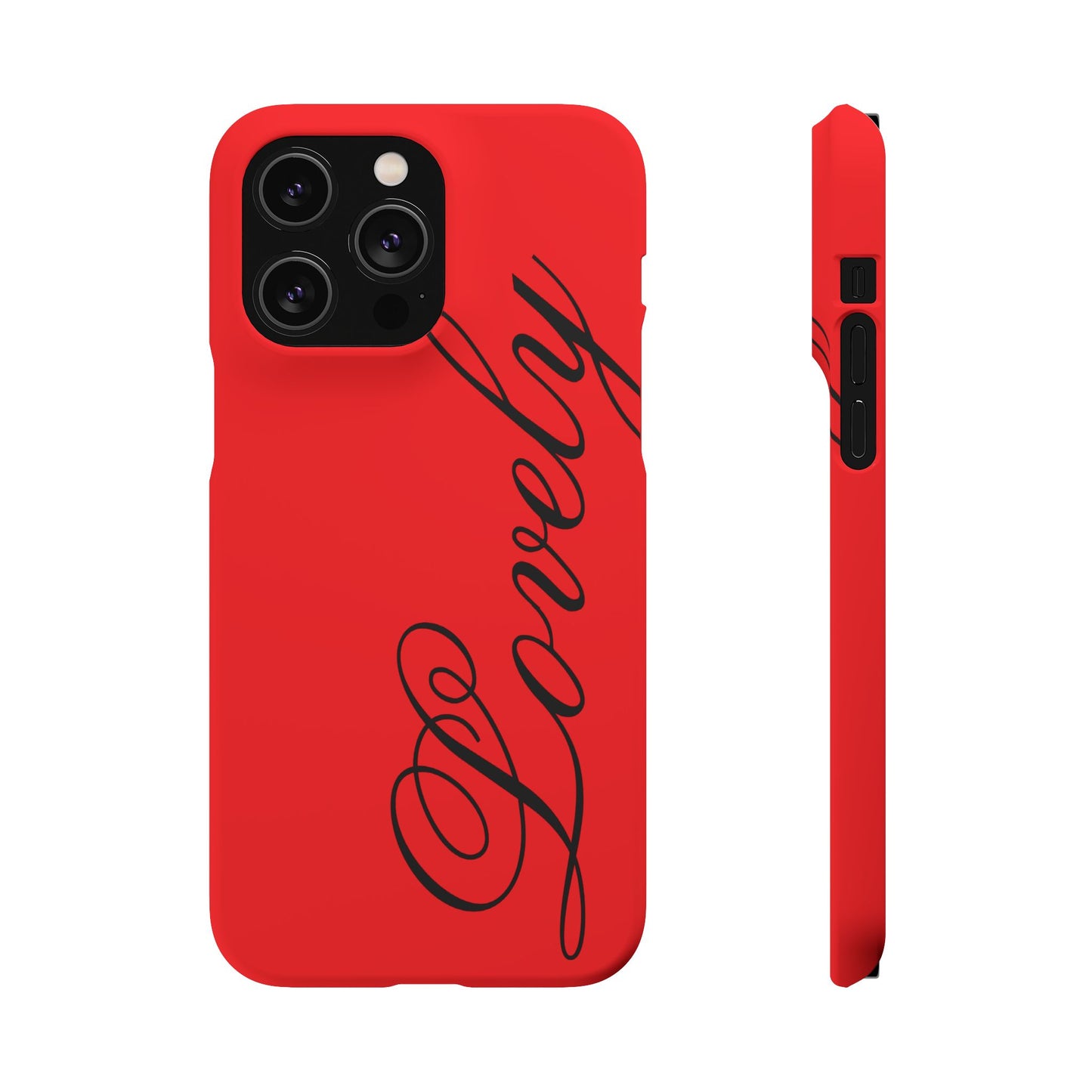 Lovely phone case red