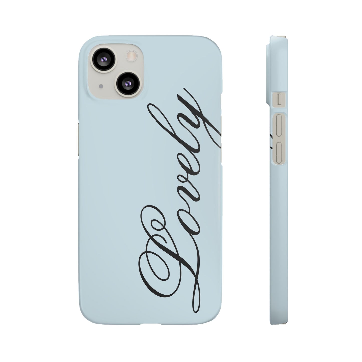 Lovely phone case blue