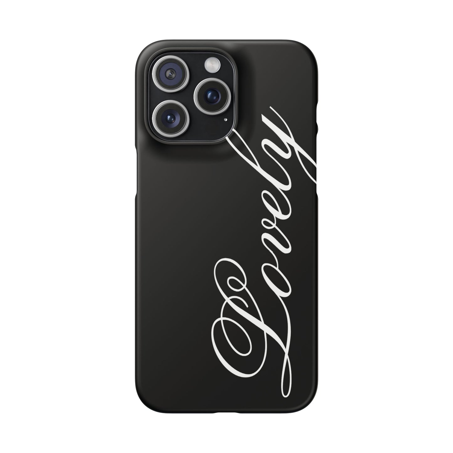 Lovely phone case black