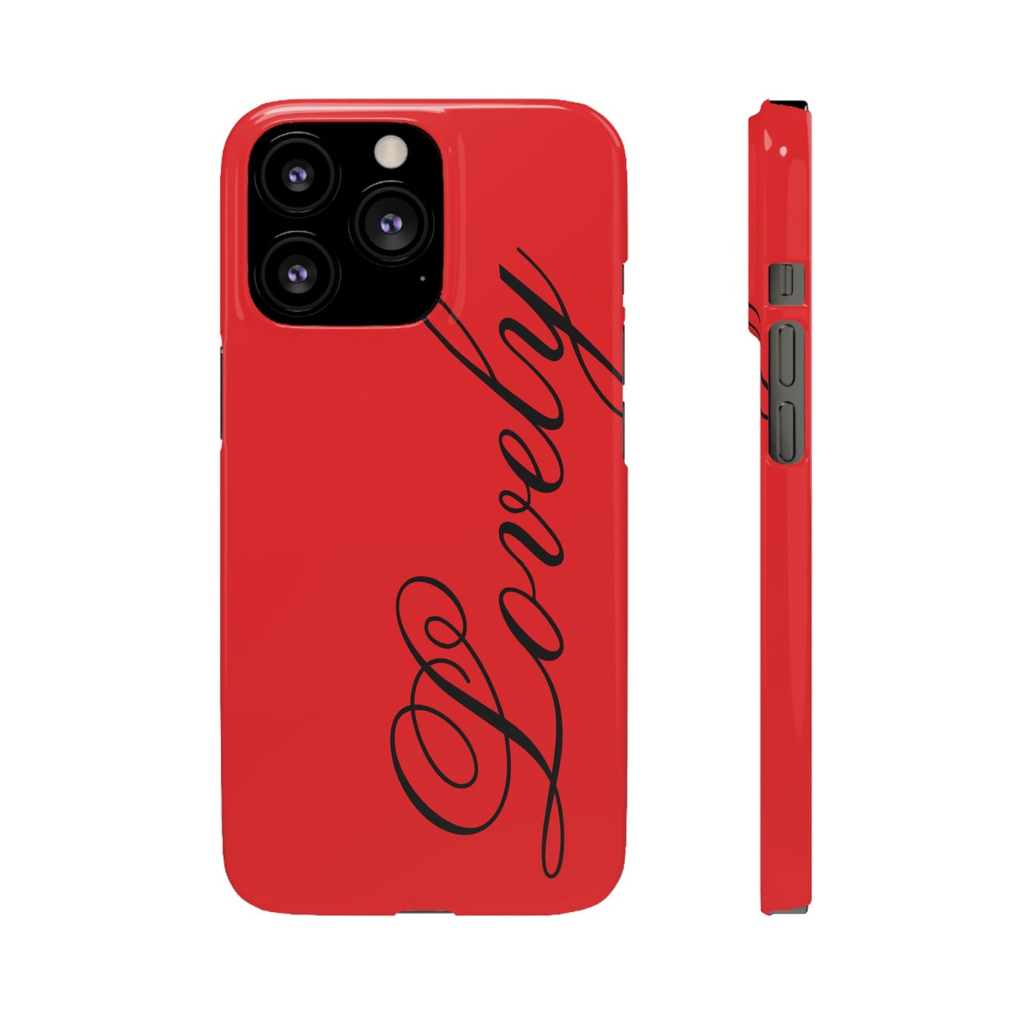 Lovely phone case red