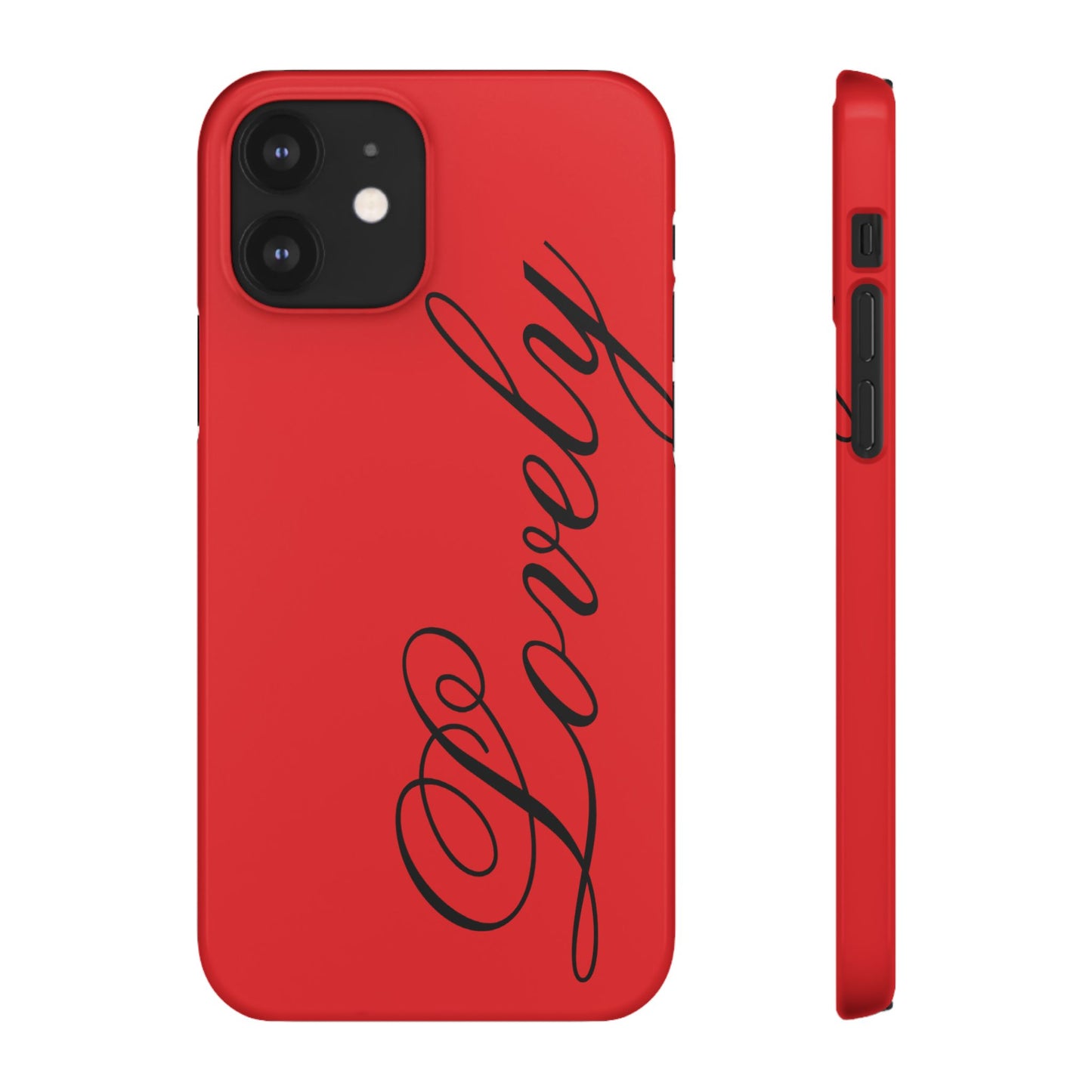 Lovely phone case red