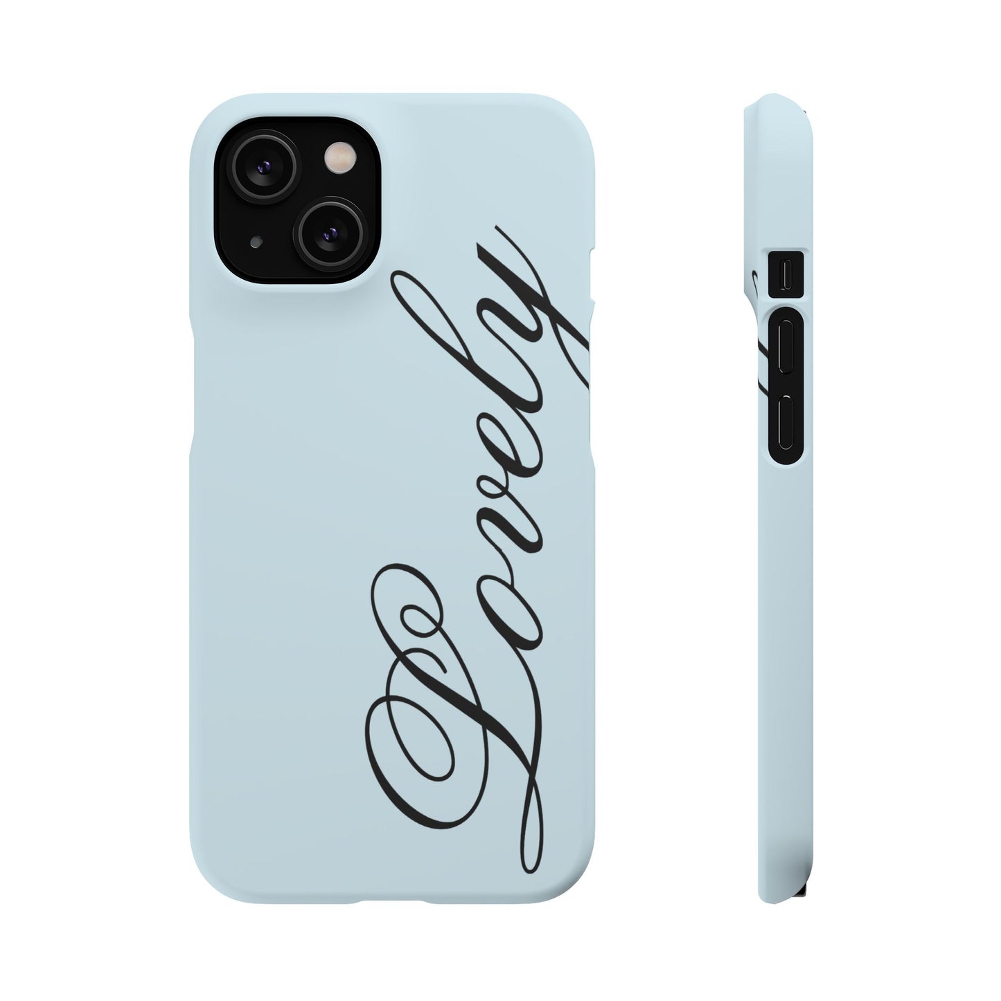 Lovely phone case blue