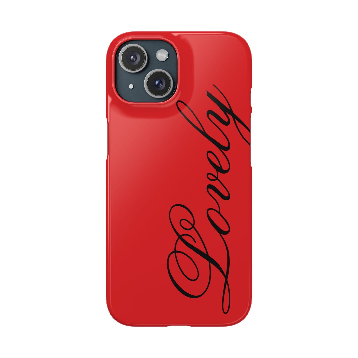 Lovely phone case red