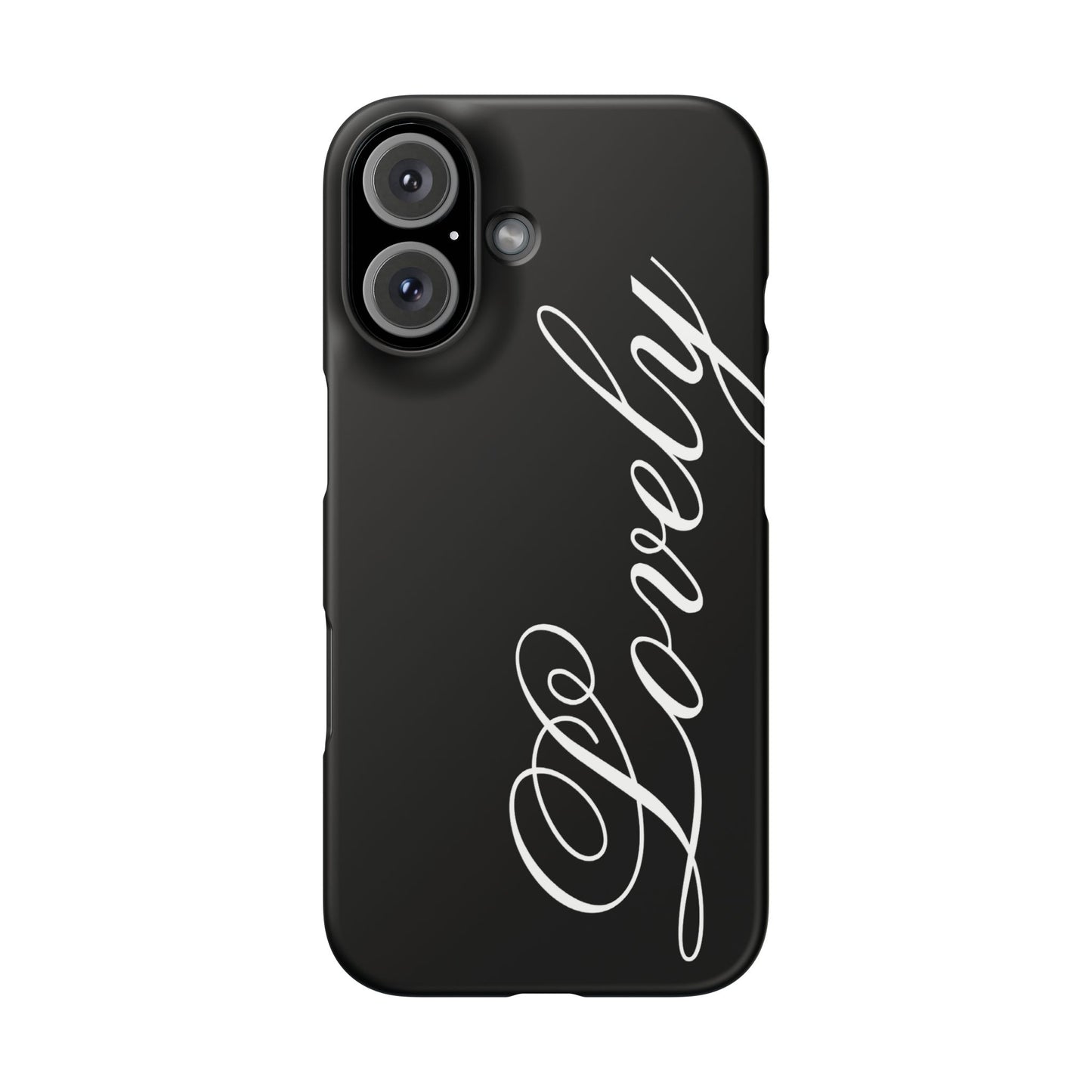 Lovely phone case black