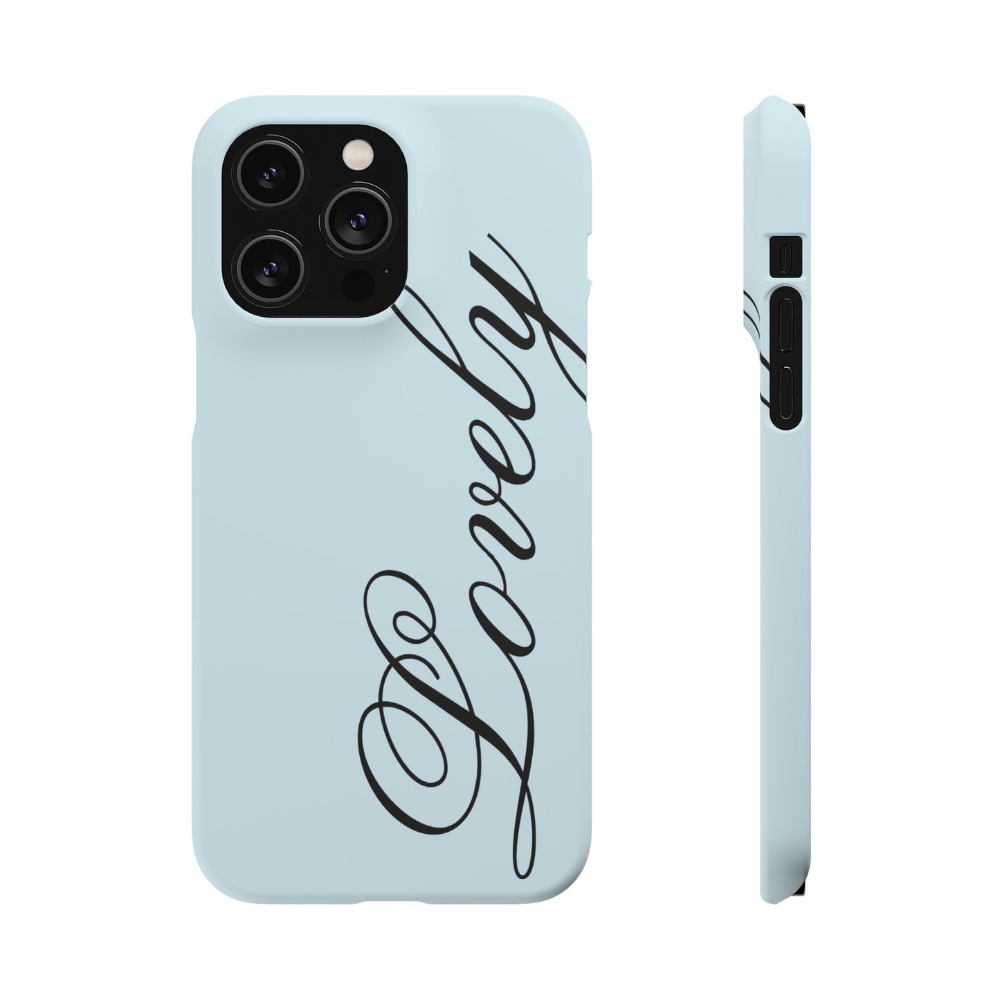 Lovely phone case blue