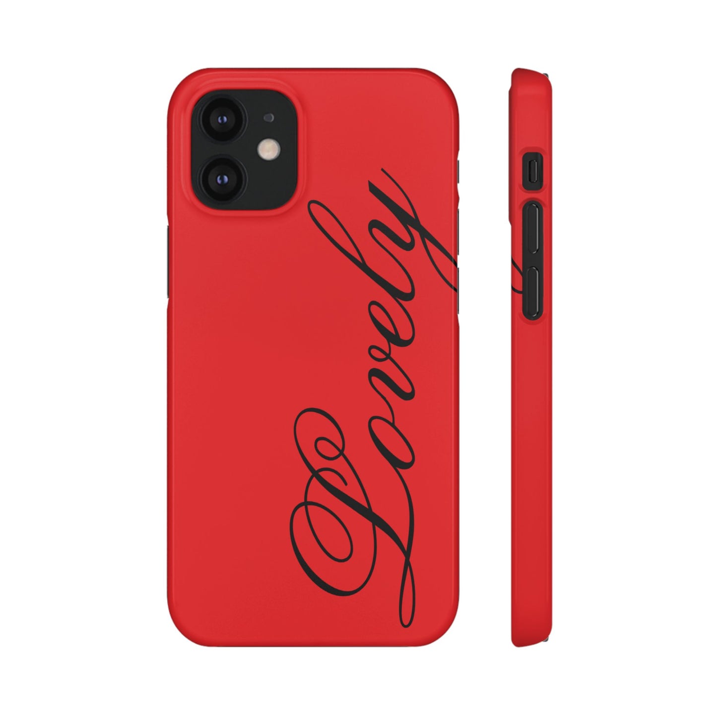 Lovely phone case red