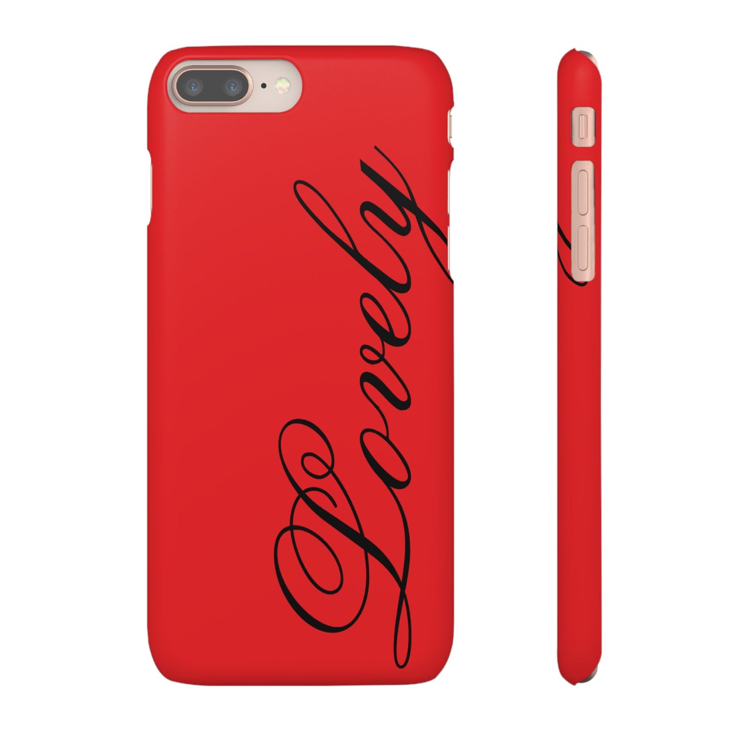 Lovely phone case red