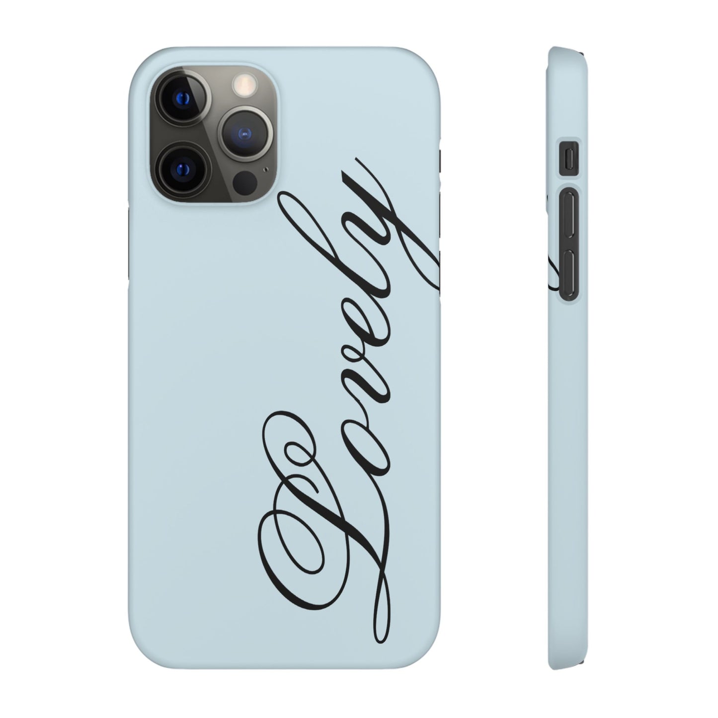 Lovely phone case blue