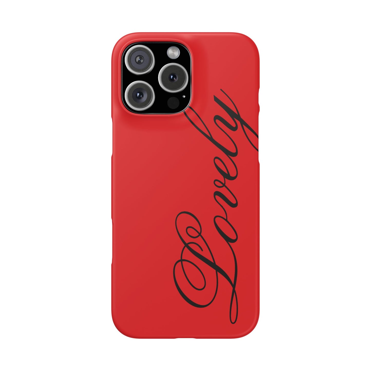 Lovely phone case red
