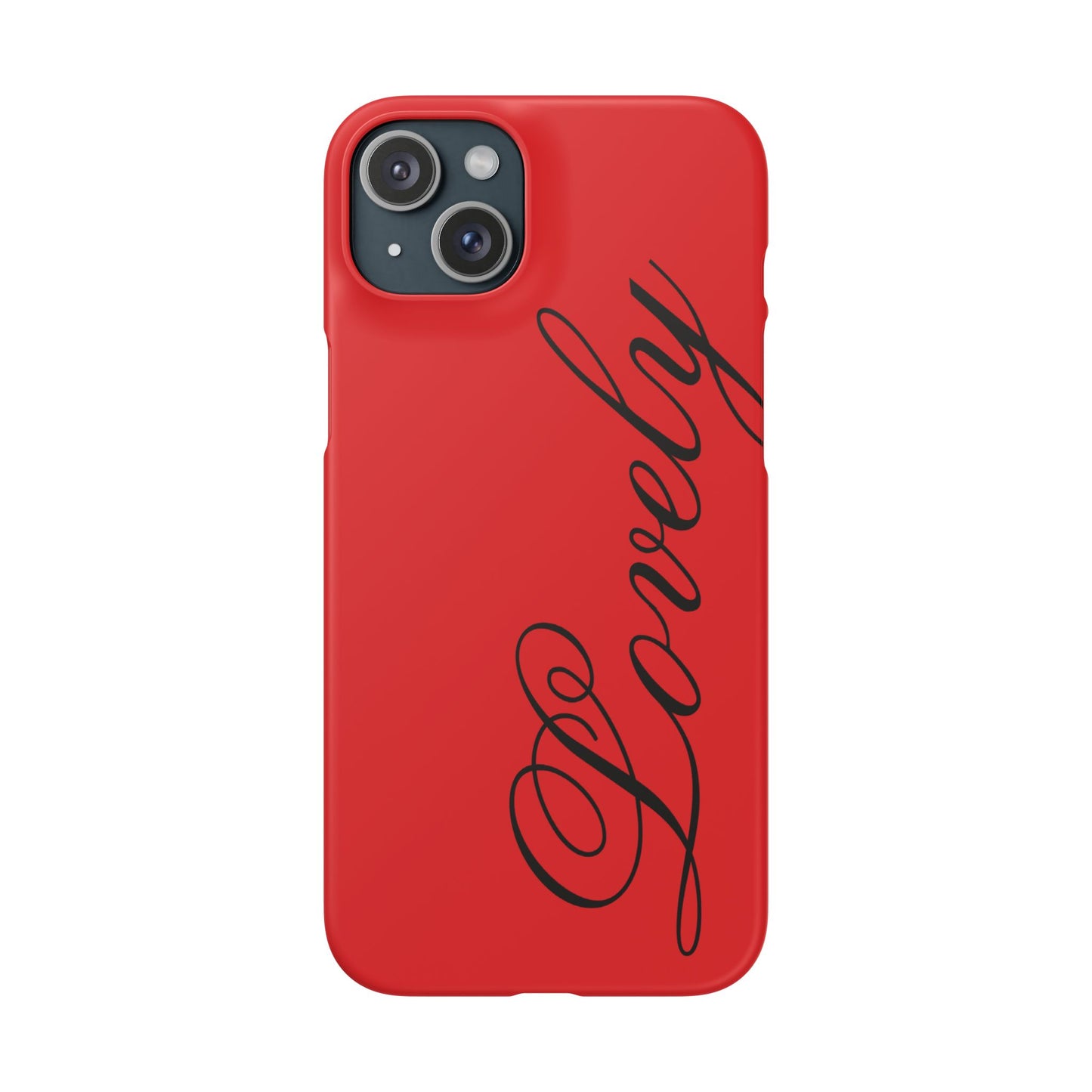 Lovely phone case red