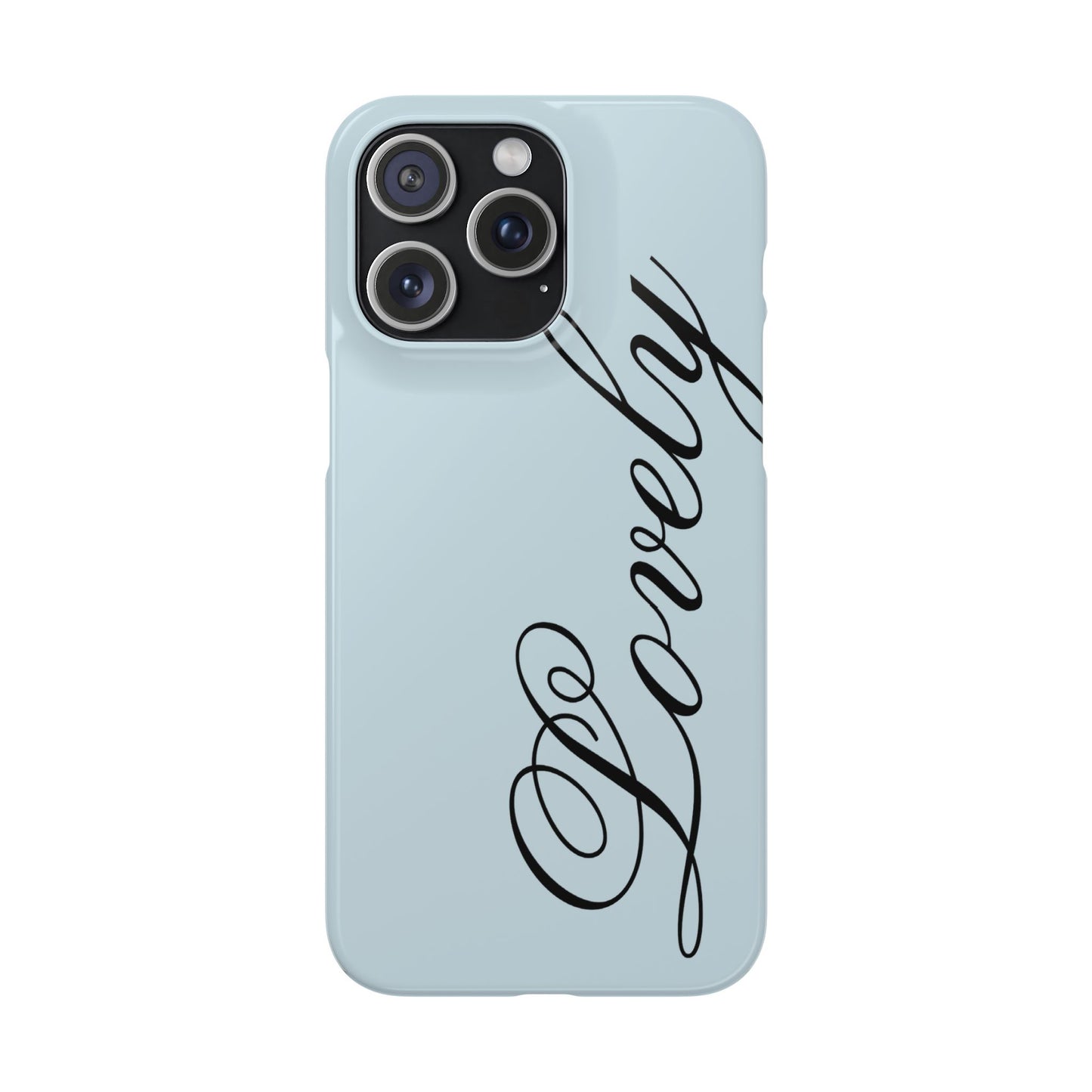 Lovely phone case blue