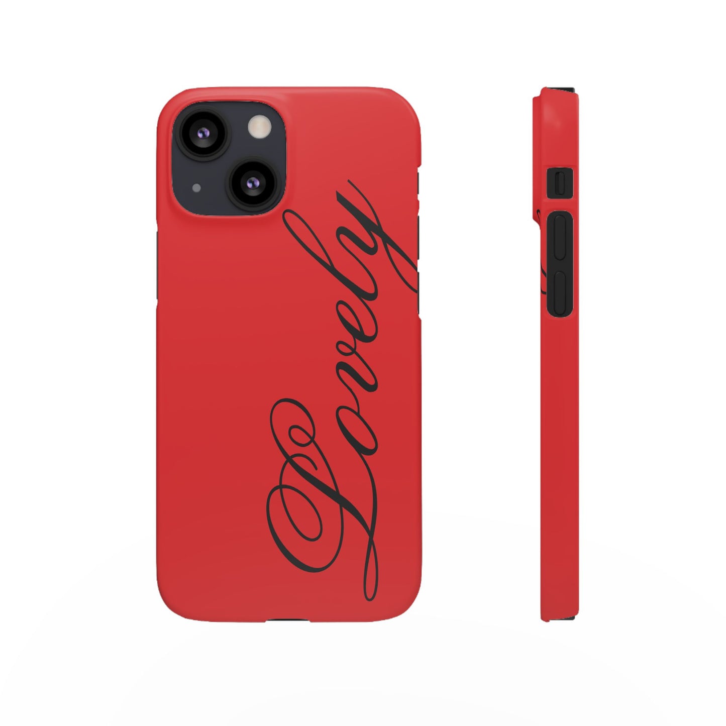 Lovely phone case red