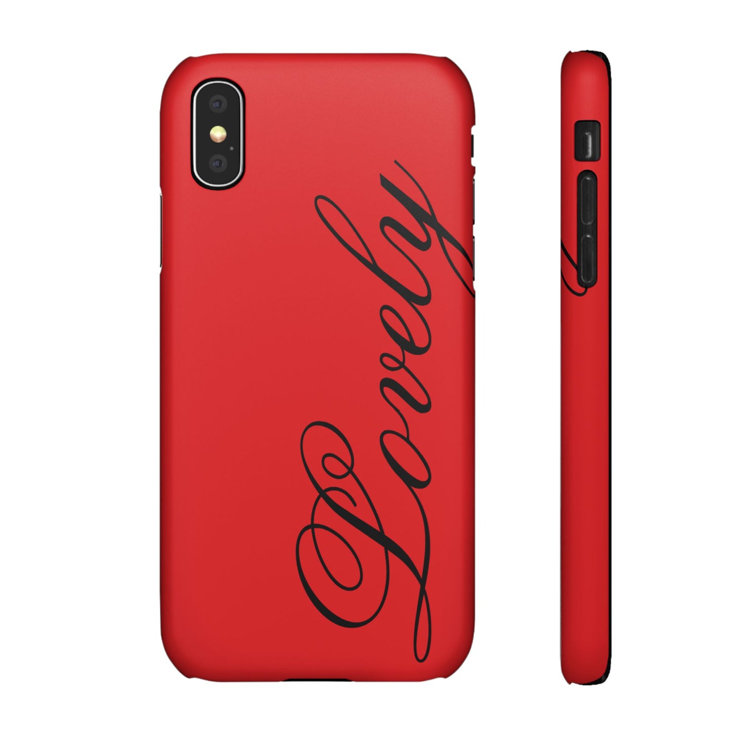 Lovely phone case red